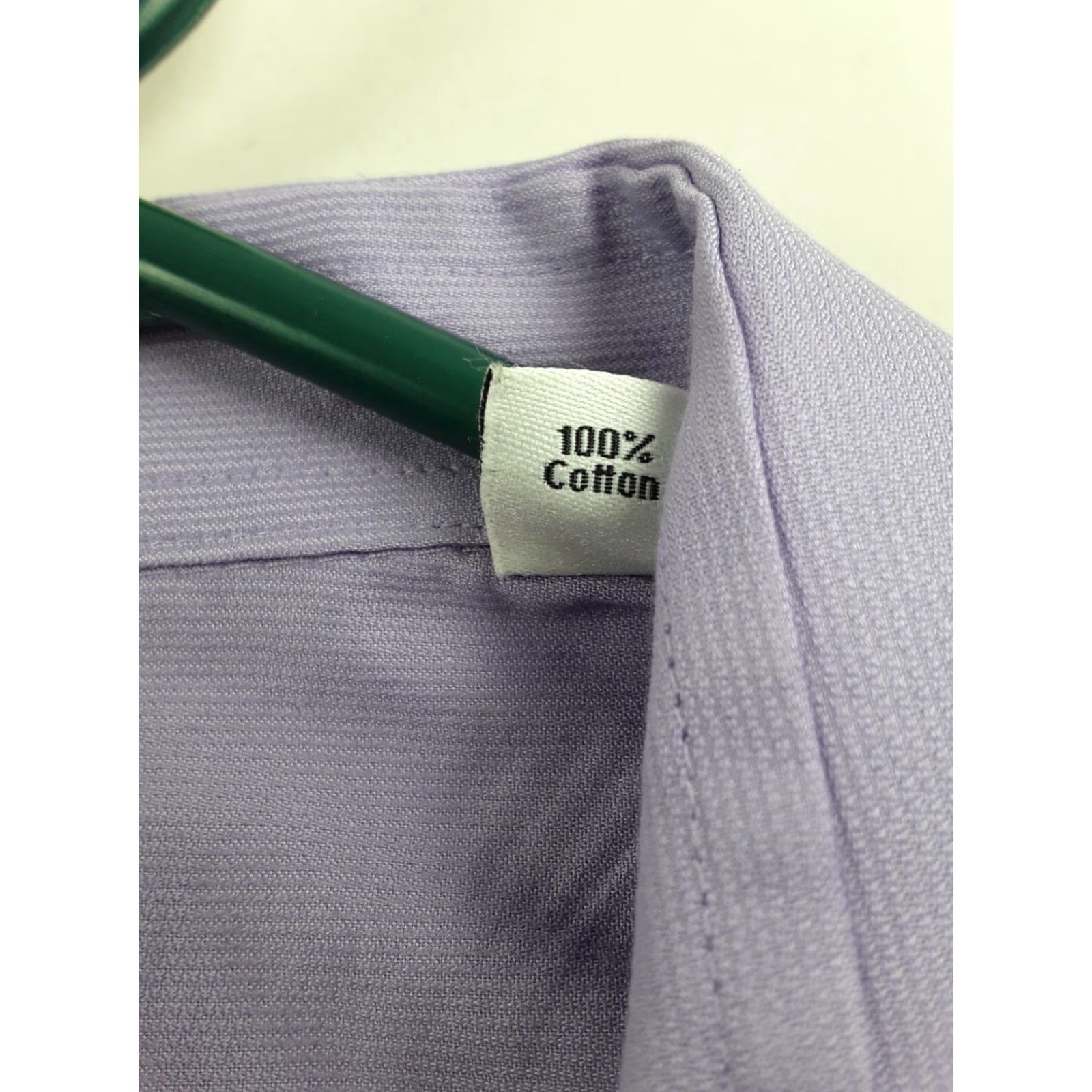 Calvin Klein Calvin Klein Shirt Dress Shirt Slim Fit Non-Iron Button-Down 16 34/35 Light Purple Men Size US L / EU 52-54 / 3 - 7 Thumbnail