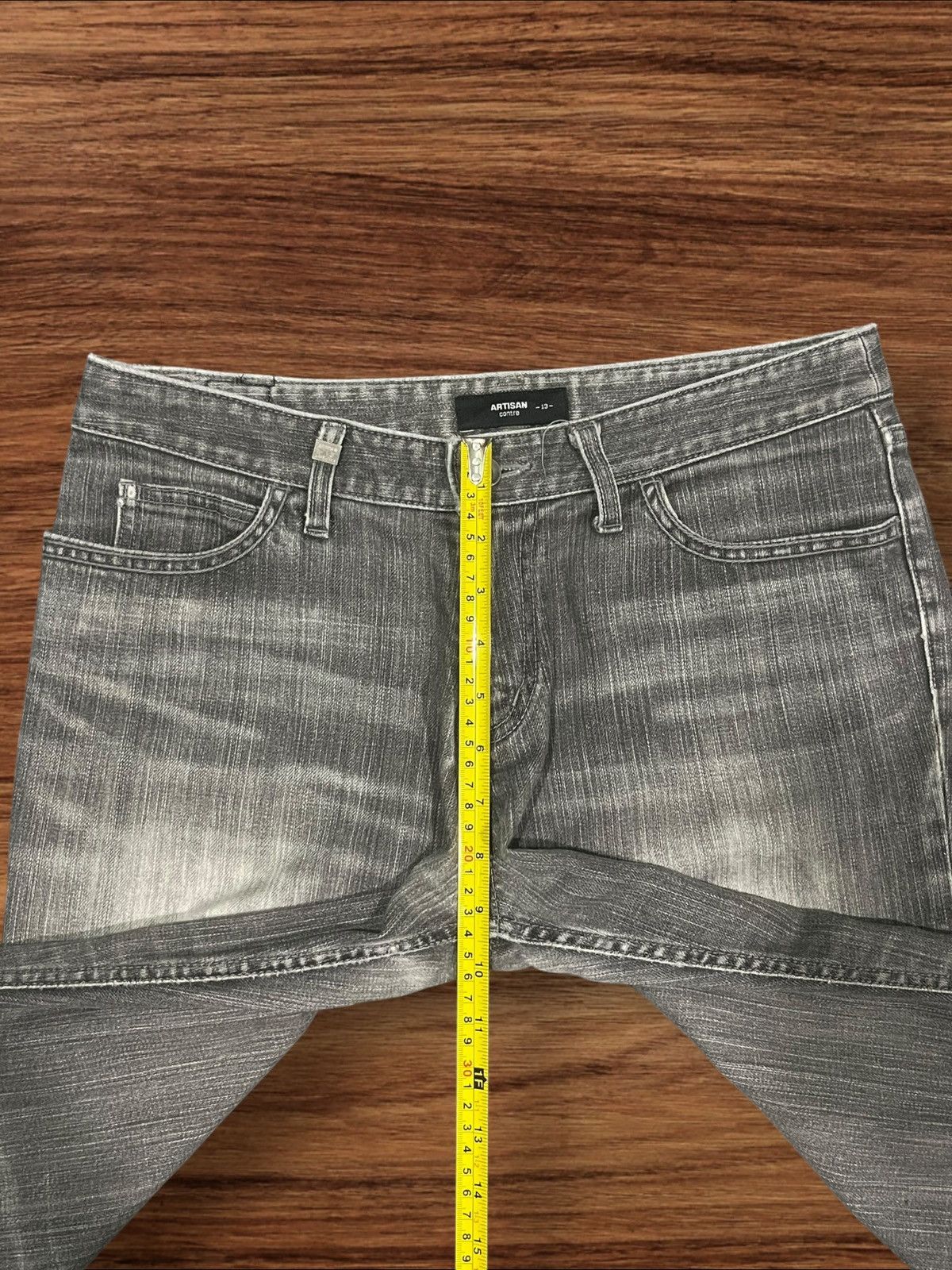 Japanese Brand Vintage Japanese Brand Artisan Contre Distressed Flare Jeans Size US 30 / EU 46 - 15 Thumbnail