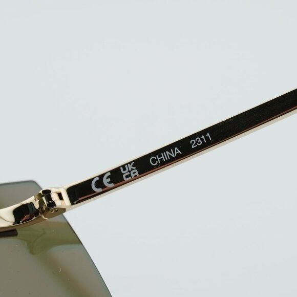 Nike NIKE ECHO SHIELD M F 750 Sunglasses Gold Shield Frame Size ONE SIZE - 9 Thumbnail