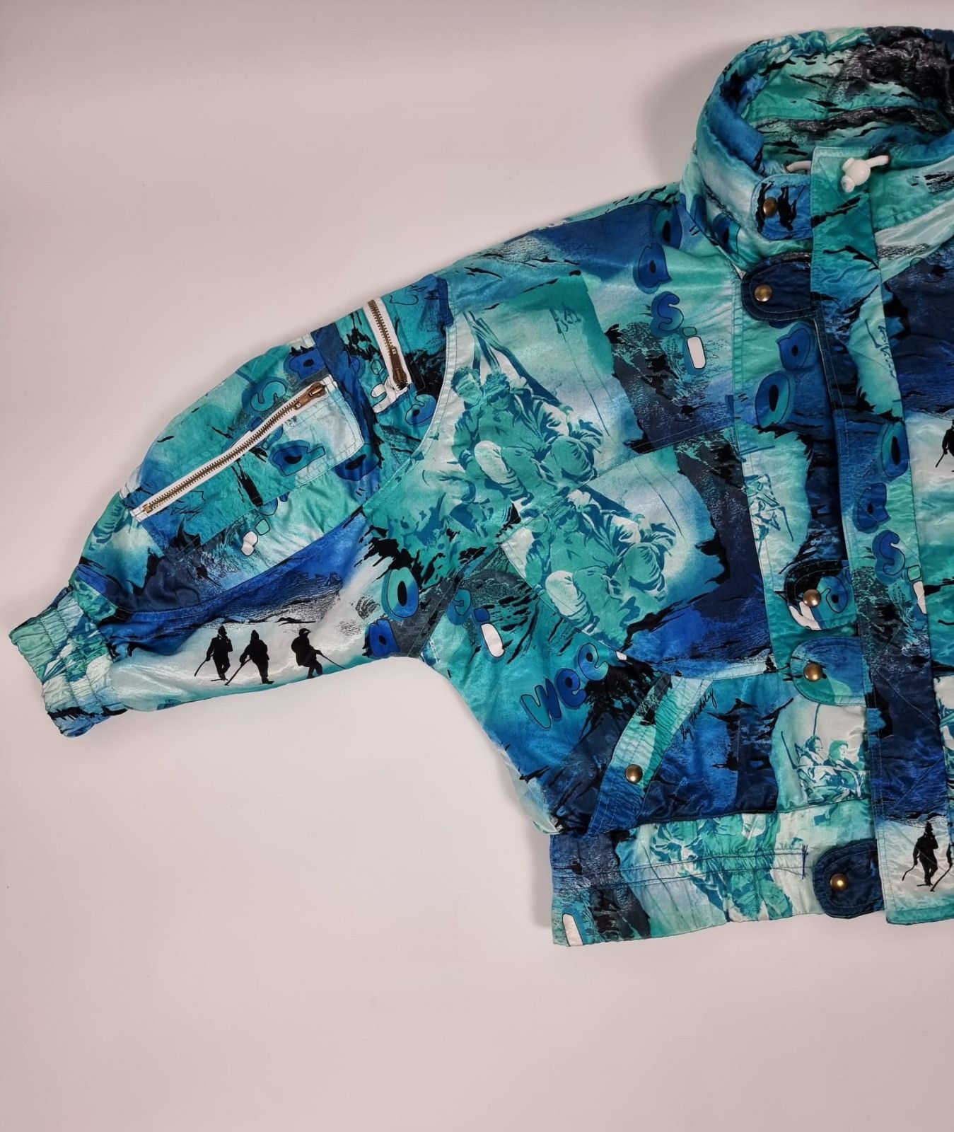 Japanese Brand × Vintage vintage cropped boxy bomber light jacket S M L womens Size S / US 4 / IT 40 - 14 Thumbnail