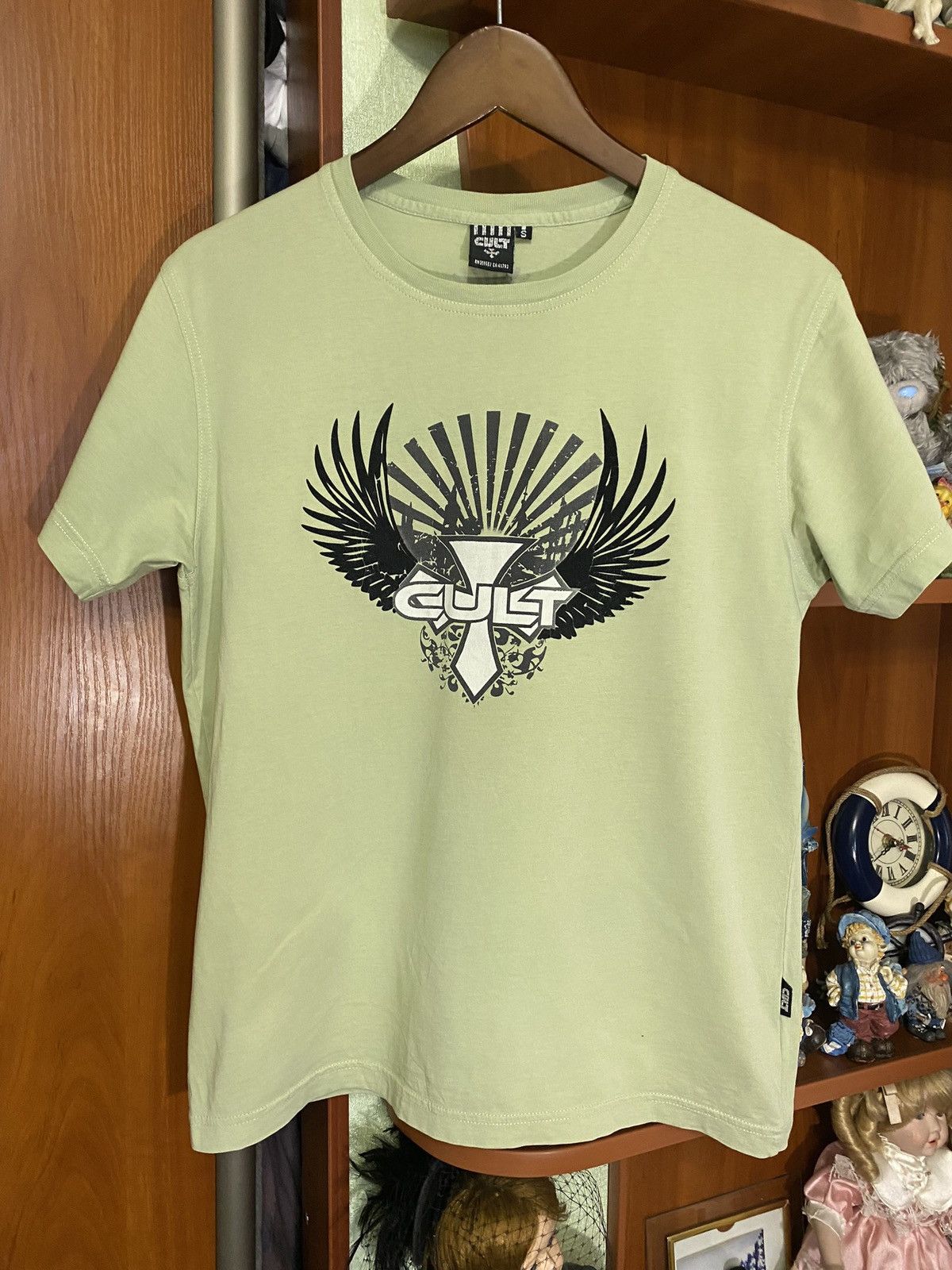 Affliction × Vintage Rare CULT Affliction Style Cyber-Y2K Tee skate Size US S / EU 44-46 / 1 - 1 Thumbnail