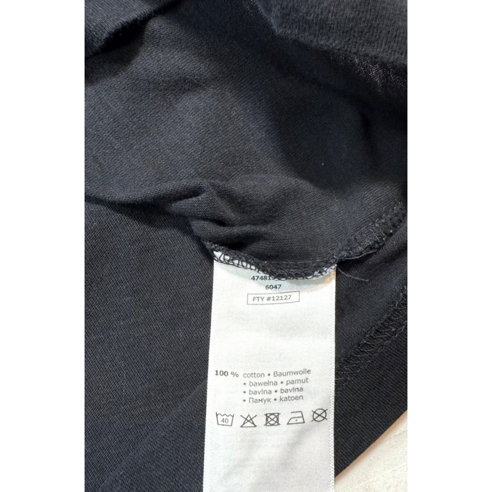 Kappa Kappa Black Logo T-Shirt Men XL Crewneck Short Sleeve Size US XL / EU 56 / 4 - 7 Thumbnail