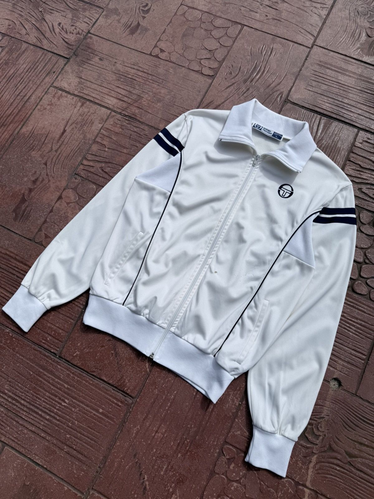 Sergio Tacchini × Vintage Vintage 80’s-90’s Sergio Tacchini Casual Jacket Size US M / EU 48-50 / 2 - 5 Thumbnail