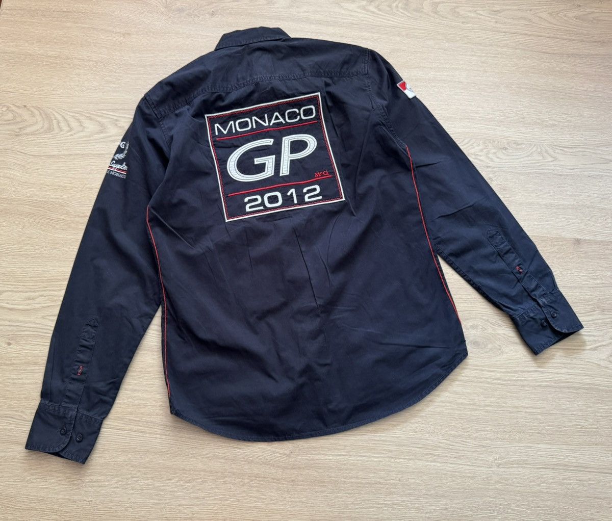 Club Monaco Vintage Monaco GP 2012 Formula 1 Racing Moto y2k Shirt Size US M / EU 48-50 / 2 - 6 Thumbnail
