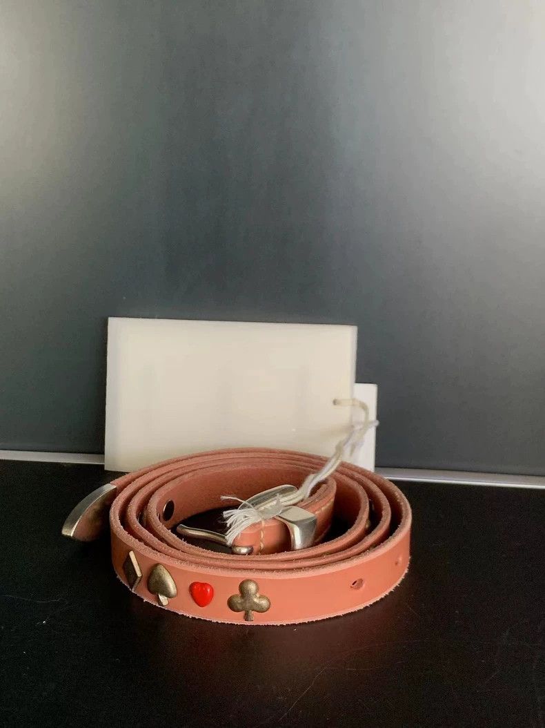 Our Legacy our legacy size 100cm Pink poker card silver buckle belt 2 Size ONE SIZE - 2 Thumbnail
