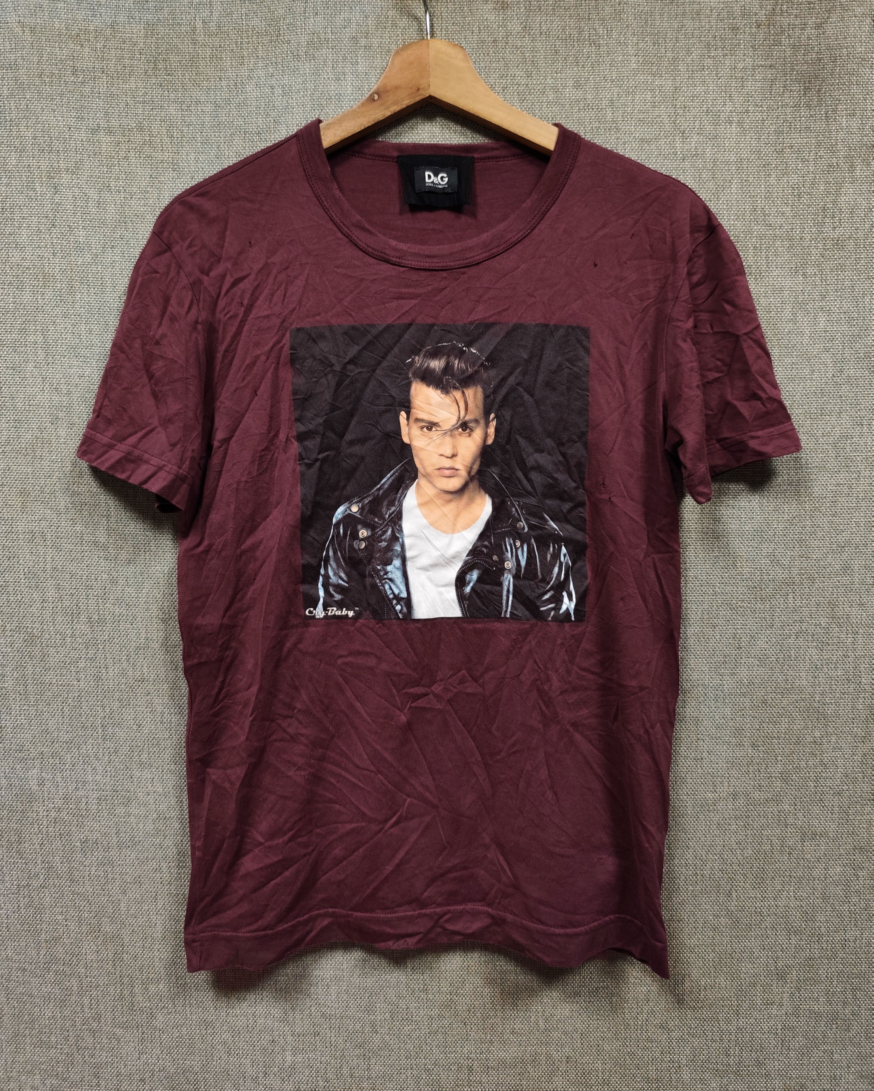 Dolce & Gabbana Johnny Depp Graphic Tee Size US S / EU 44-46 / 1 - 1 Thumbnail
