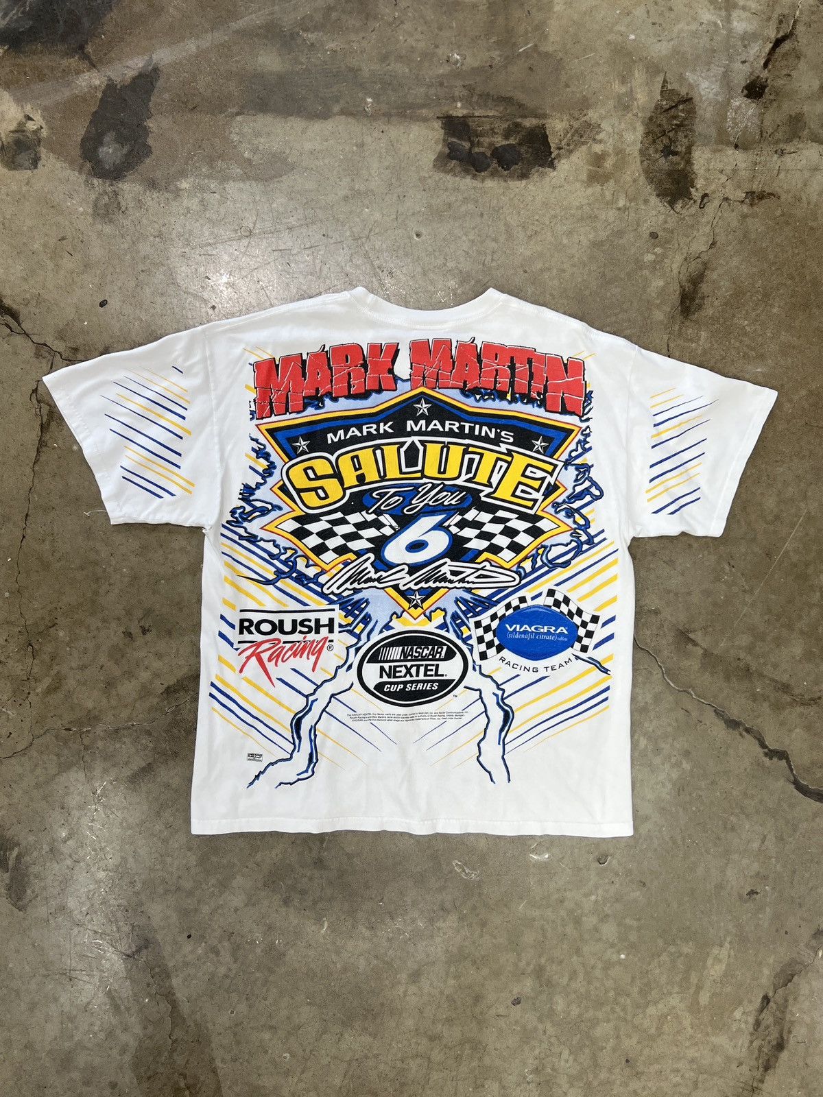 NASCAR Vintage NASCAR AOP Mark Martin Viagra Racing Tee XL Size US XL / EU 56 / 4 - 2 Thumbnail