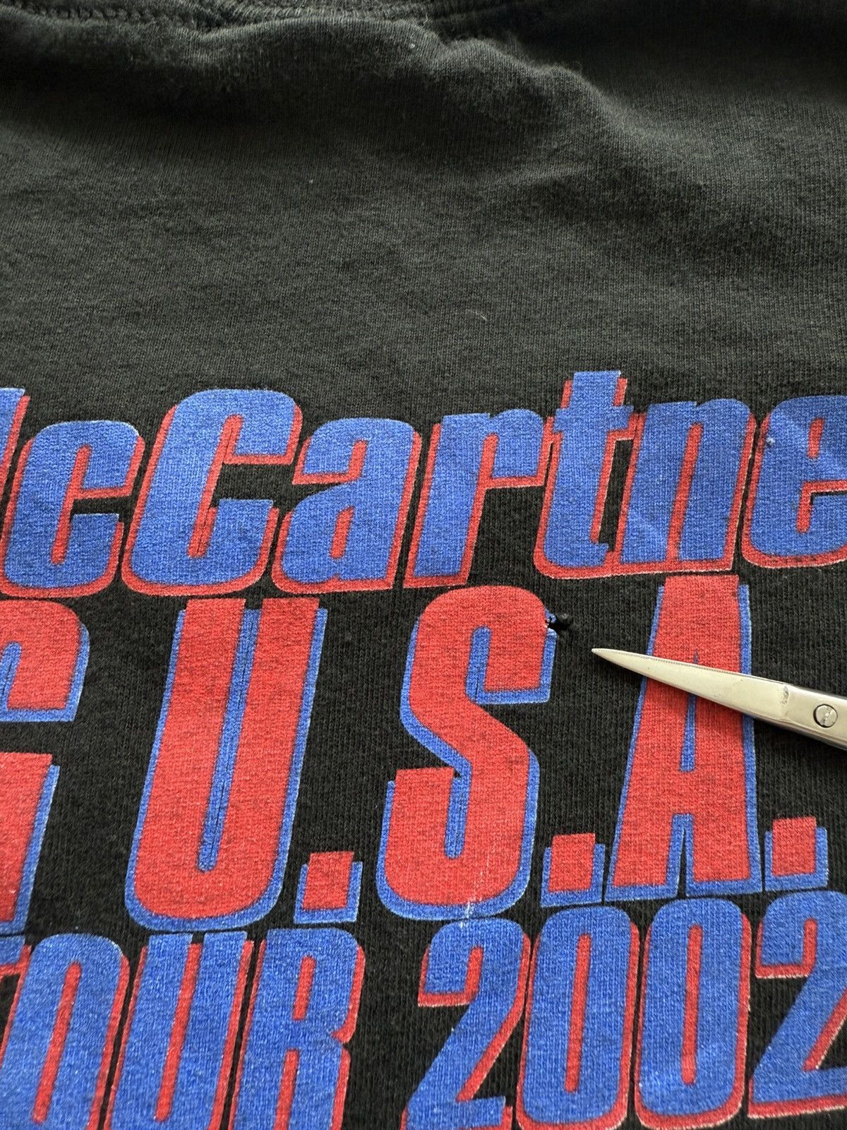 Jerzees Vintage 02 Paul McCartney Driving USA Tour Shirt Size US XL / EU 56 / 4 - 7 Thumbnail