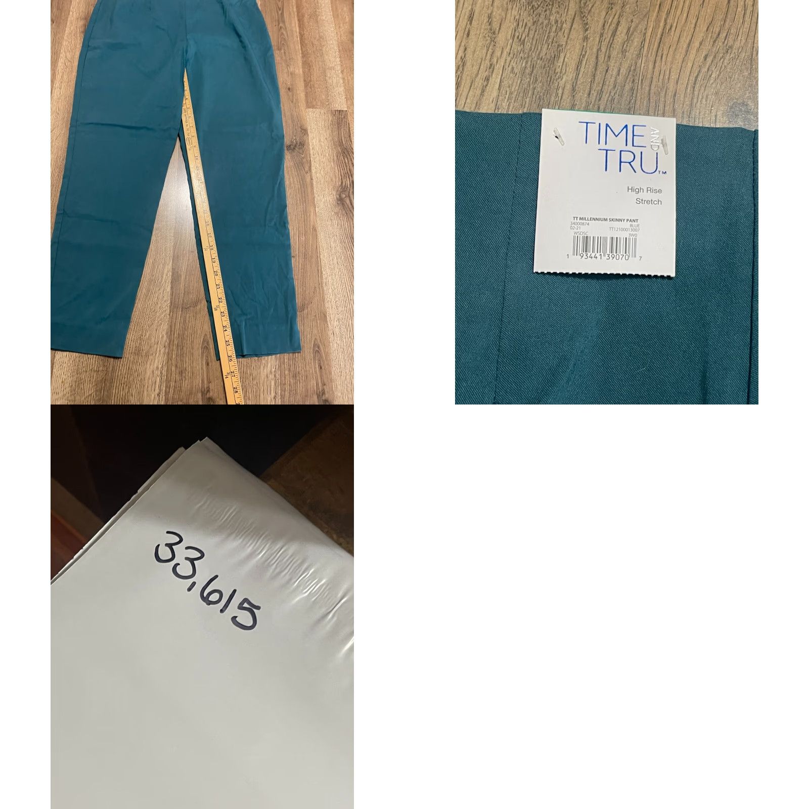 Vintage **Time&Tru Women's Green Size 16 Stretch Pants NWT** User: Time&Tru Women's Green Size 16 Stretch Pants NWT Size 38" / US 16 / IT 52 - 8 Thumbnail