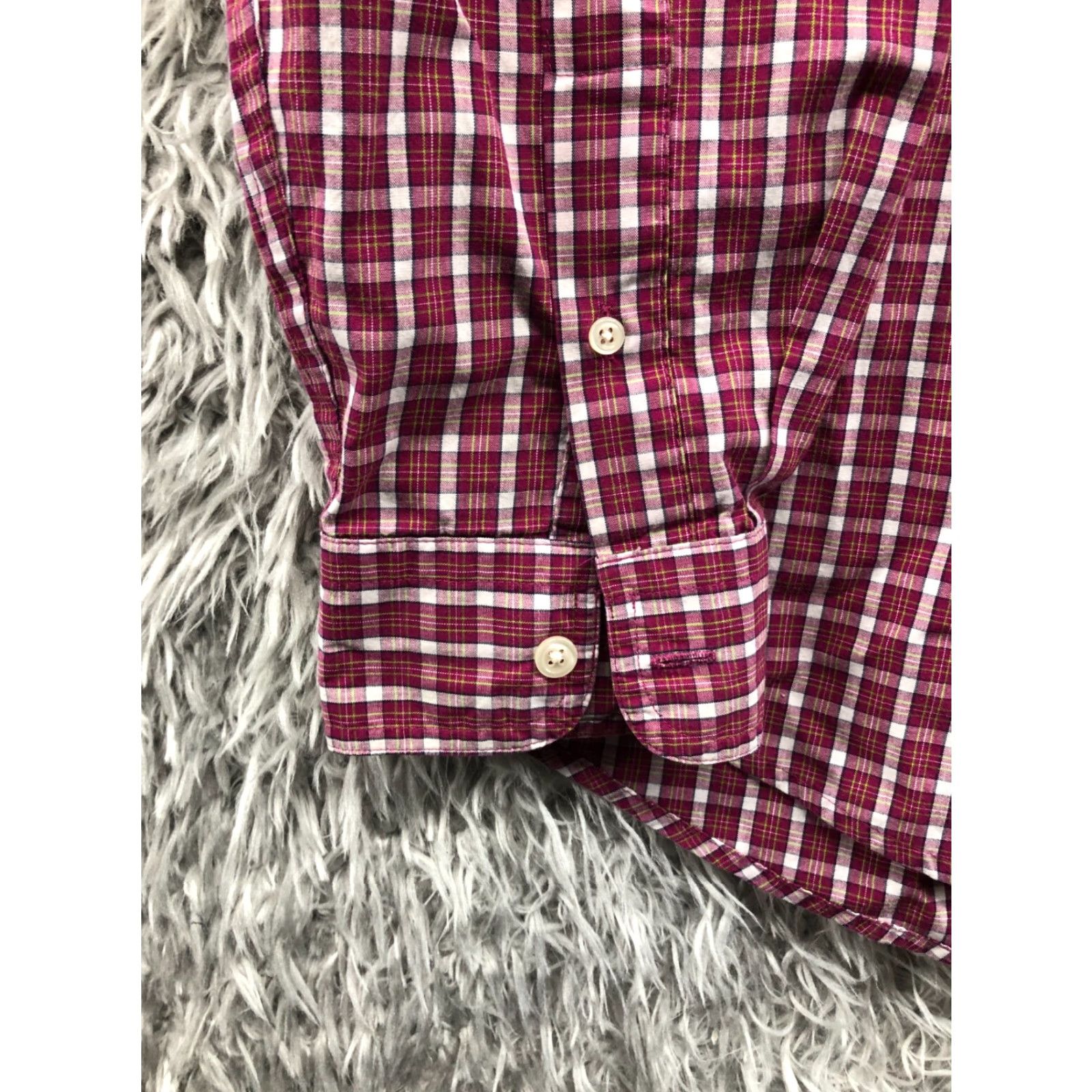 Chaps Chaps Shirt Mens L Long Sleeve Button-Down Easy Care Check Red Size US L / EU 52-54 / 3 - 3 Thumbnail