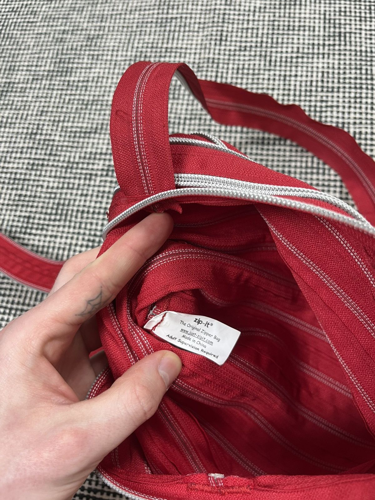 Japanese Brand Japanese brand zip handle bag y2k harajuku style Size ONE SIZE - 5 Thumbnail