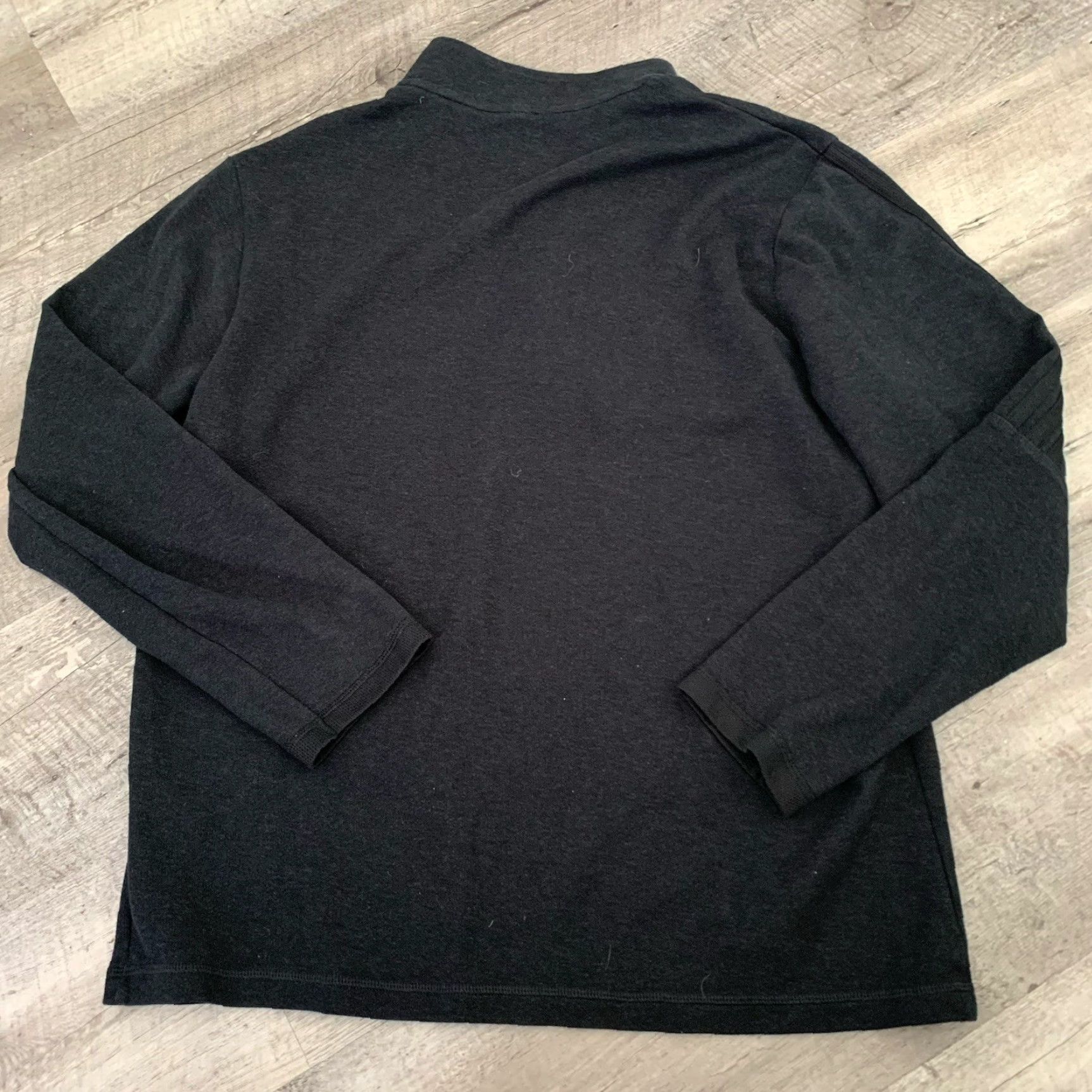Adidas Adidas Prime Green Pullover 1/4 Zip Womens Large Black Activewear Sweater Shirt Size L / US 10 / IT 46 - 5 Thumbnail
