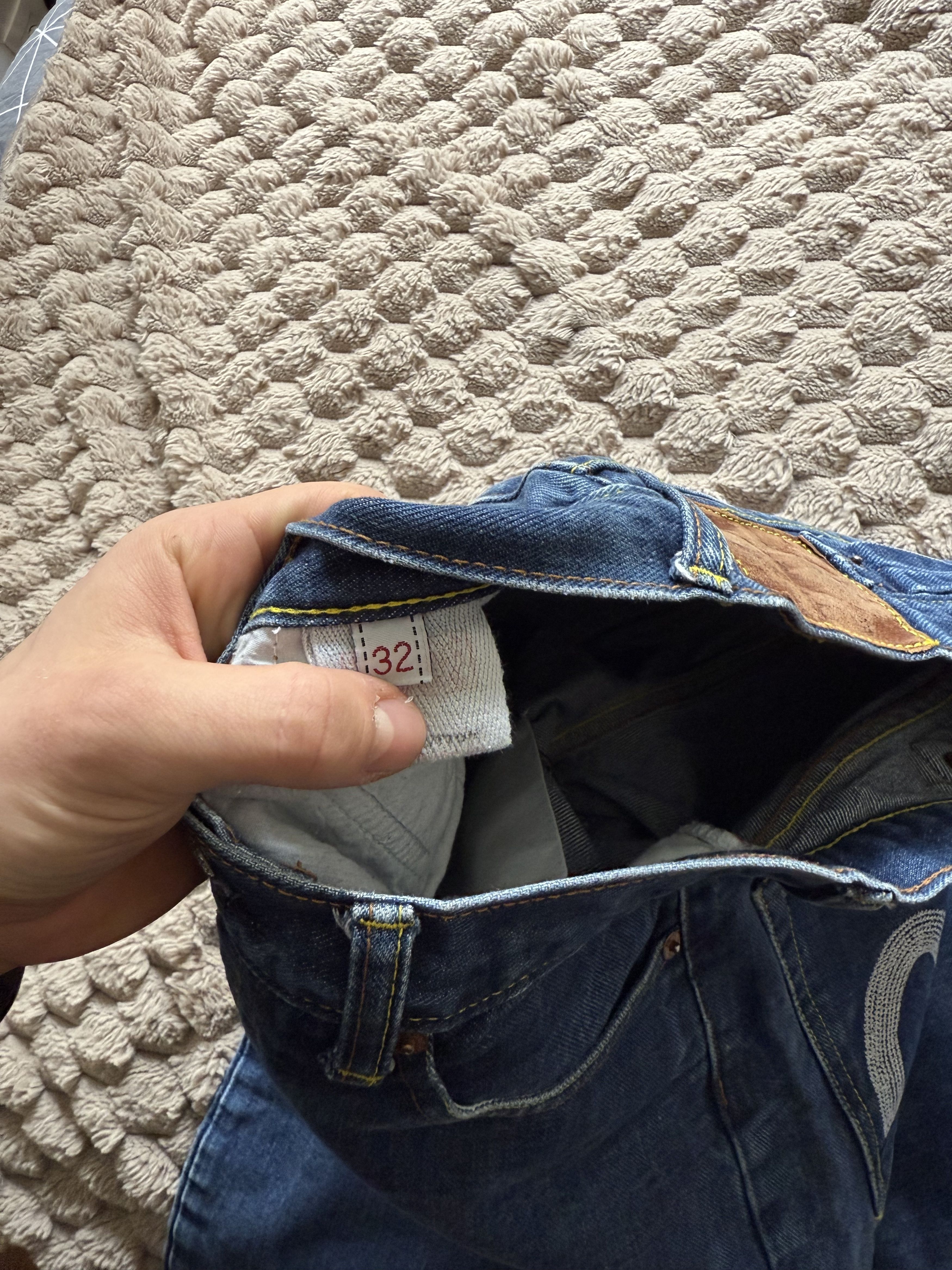 Evisu Evisu Seagull Logo Jeans Vintage Japanese Denim W32 Size 32" / US 10 / IT 46 - 8 Thumbnail