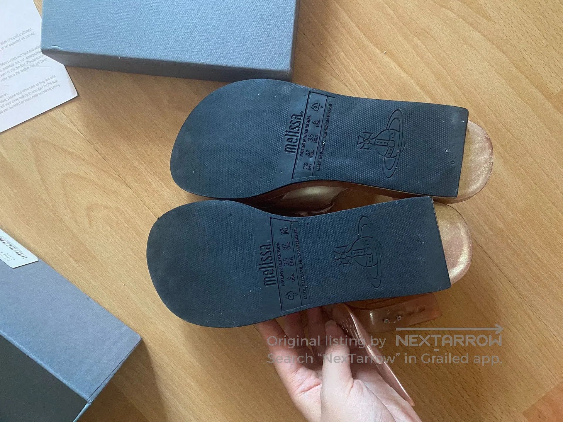 Vivienne Westwood Vivienne Westwood Gold Wing Sandals. Size US 6 / IT 36 - 8 Thumbnail