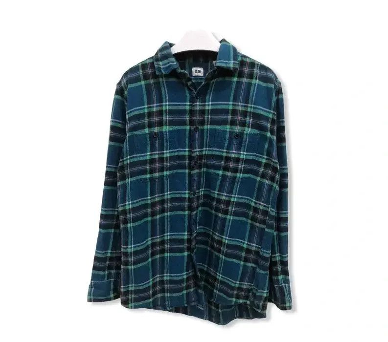 Flannel × Japanese Brand Japanese Brand Uniqlo Plaid Tartan Flannel Shirt 👕 Size US S / EU 44-46 / 1 - 1 Thumbnail