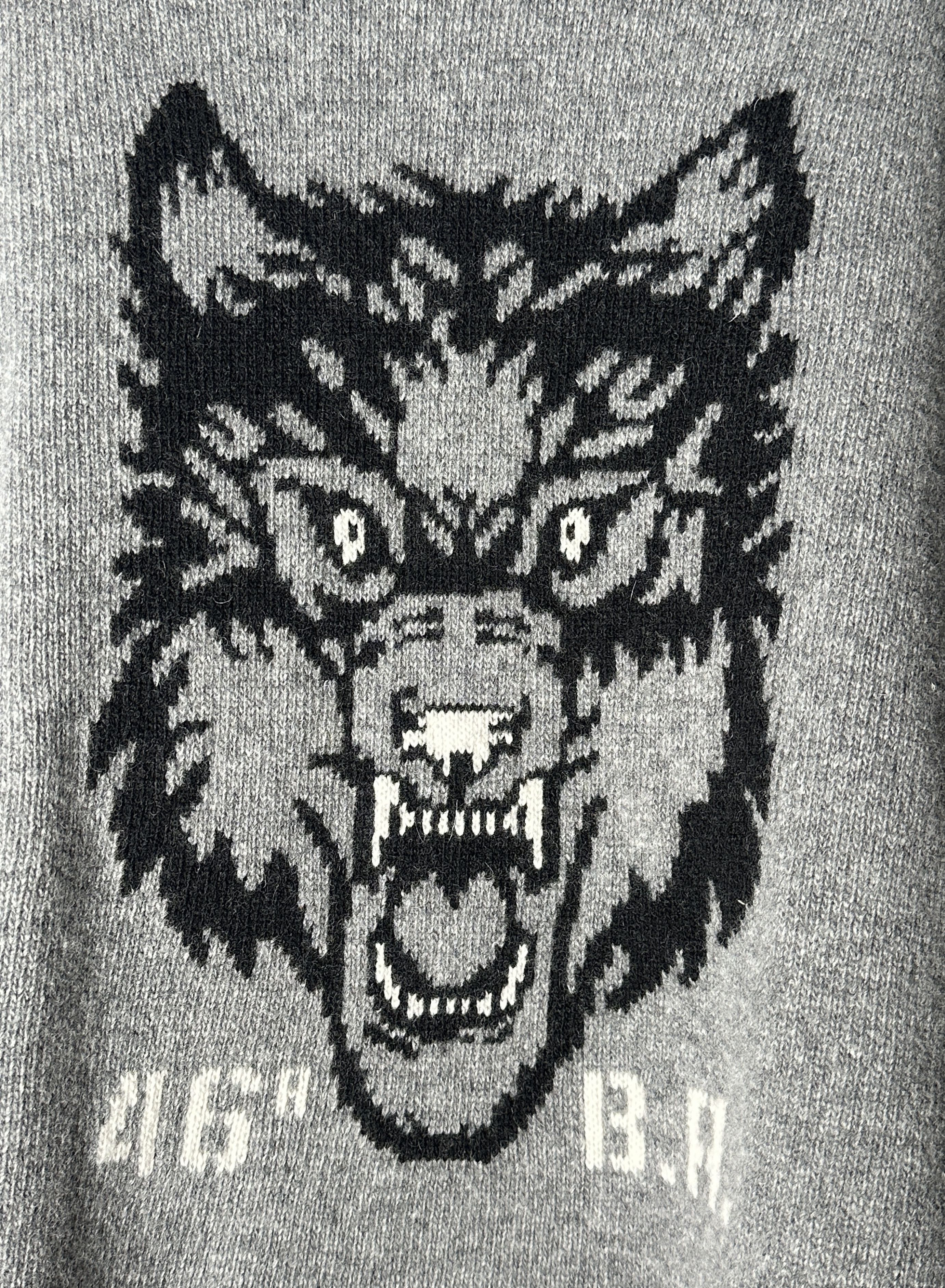 Aeronautica Militare Grey wool jumper Size US M / EU 48-50 / 2 - 2 Thumbnail