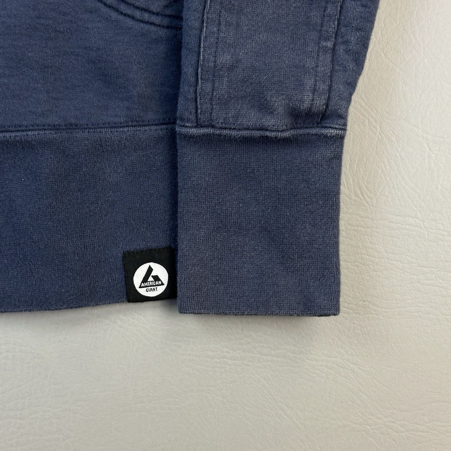 Vintage American Giant Hoodie Women's Small Blue Full Zip Heavyweight Workwear USA Made Size S / US 4 / IT 40 - 3 Thumbnail