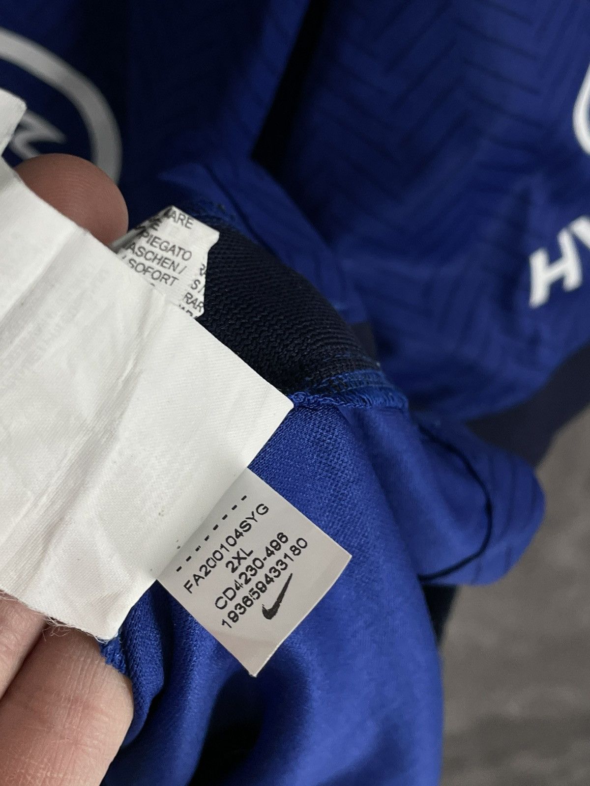Chelsea Soccer × Nike Nike Chelsea Streetwear Soccer Jersey Size US XXL / EU 58 / 5 - 9 Thumbnail