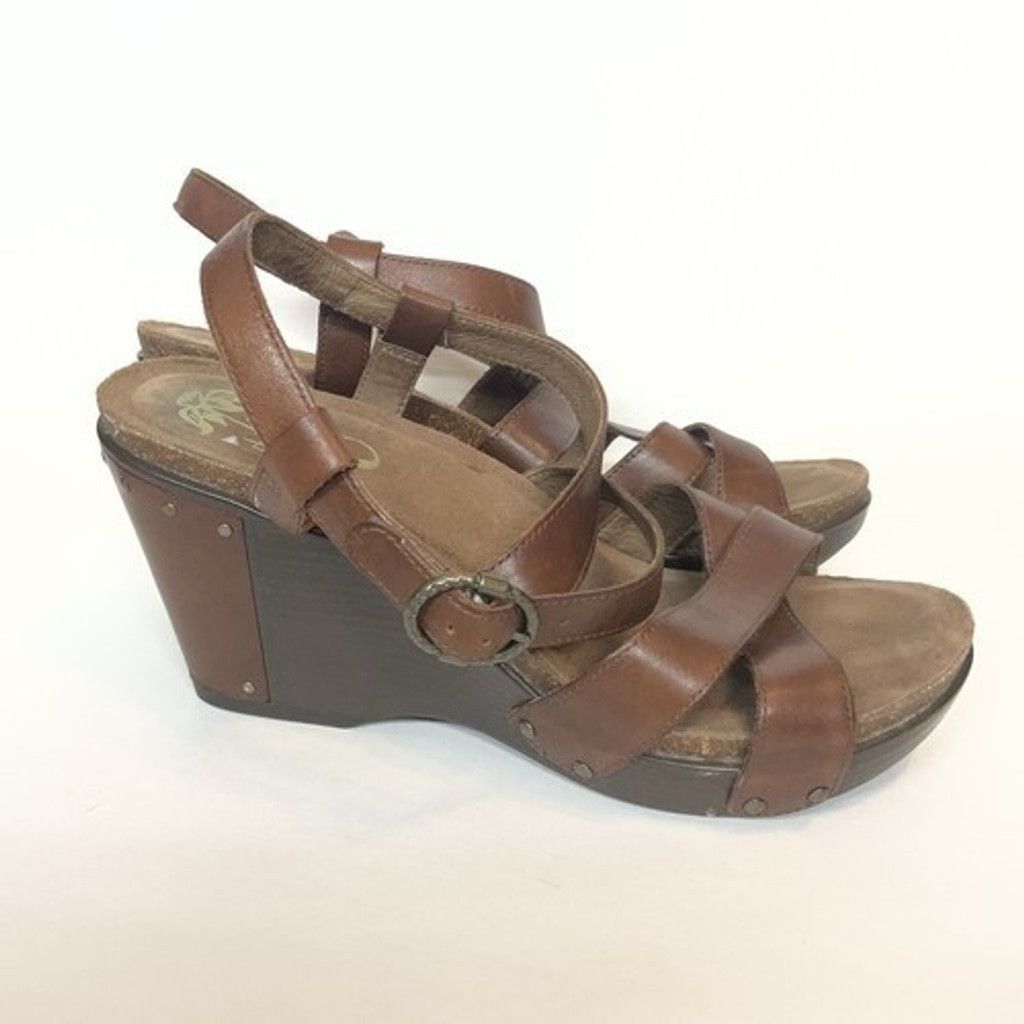 Dansko Dansko Frida Criss Cross Straps Wedges Womens EU40/US9-9.5 Size US 9 / IT 39 - 6 Thumbnail