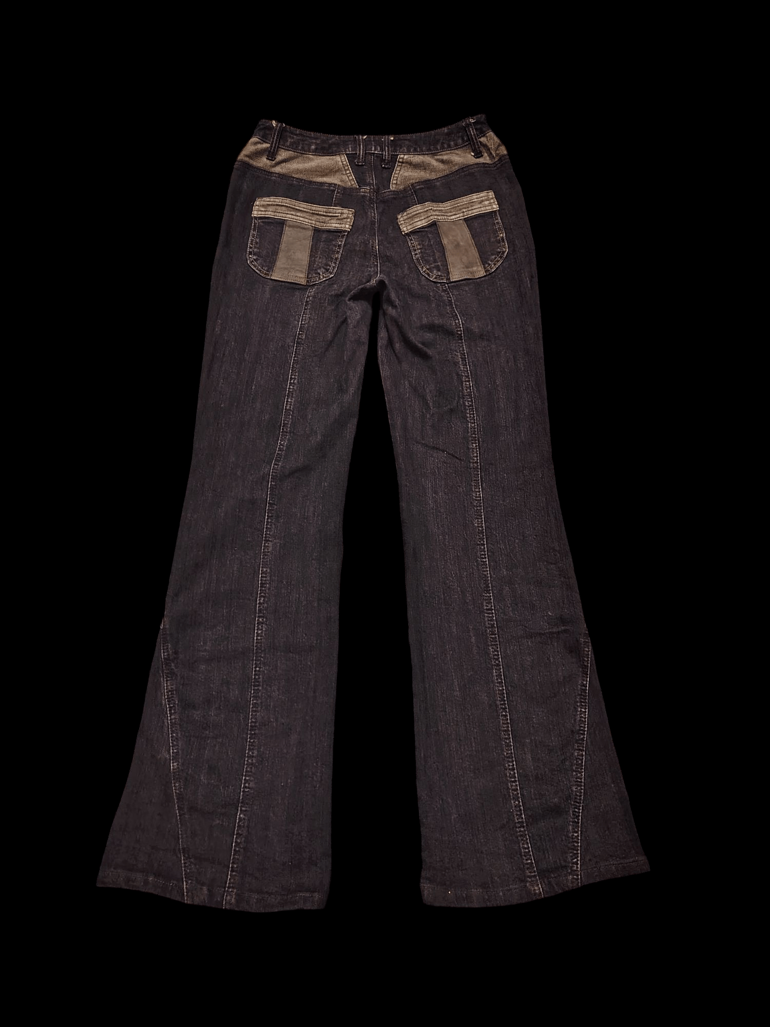 If Six Was Nine Rare Comme ca Comme ci side leather line flared pants Size US 28 / EU 44 - 2 Thumbnail