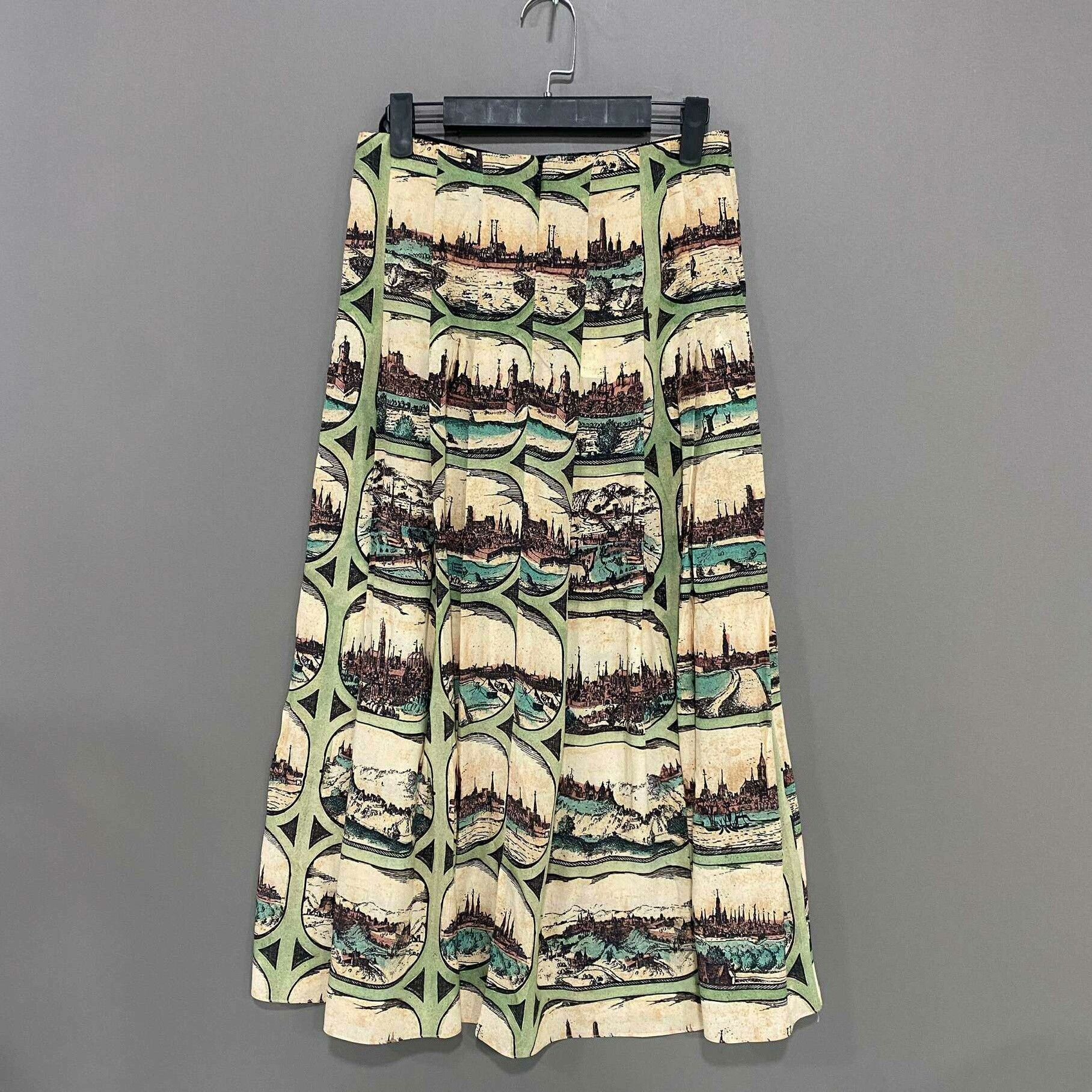 Gucci Gucci Urban Print Midi Skirt Size 40" / US 18 - 1 Thumbnail