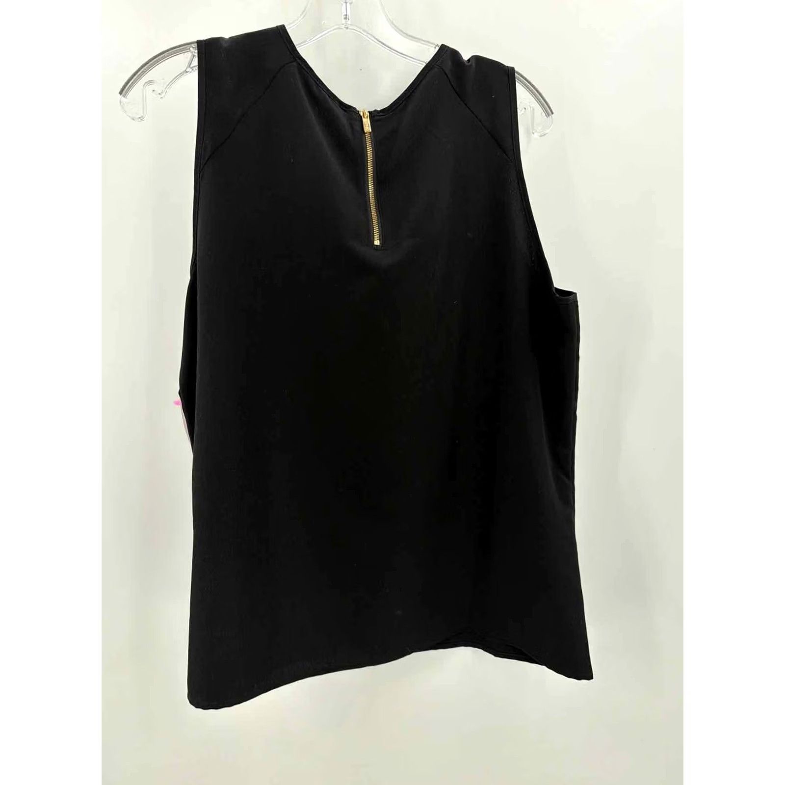 Calvin Klein Pre-Owned Calvin Klein Black Size Large Beaded Sleeveless Top Size L / US 10 / IT 46 - 3 Thumbnail