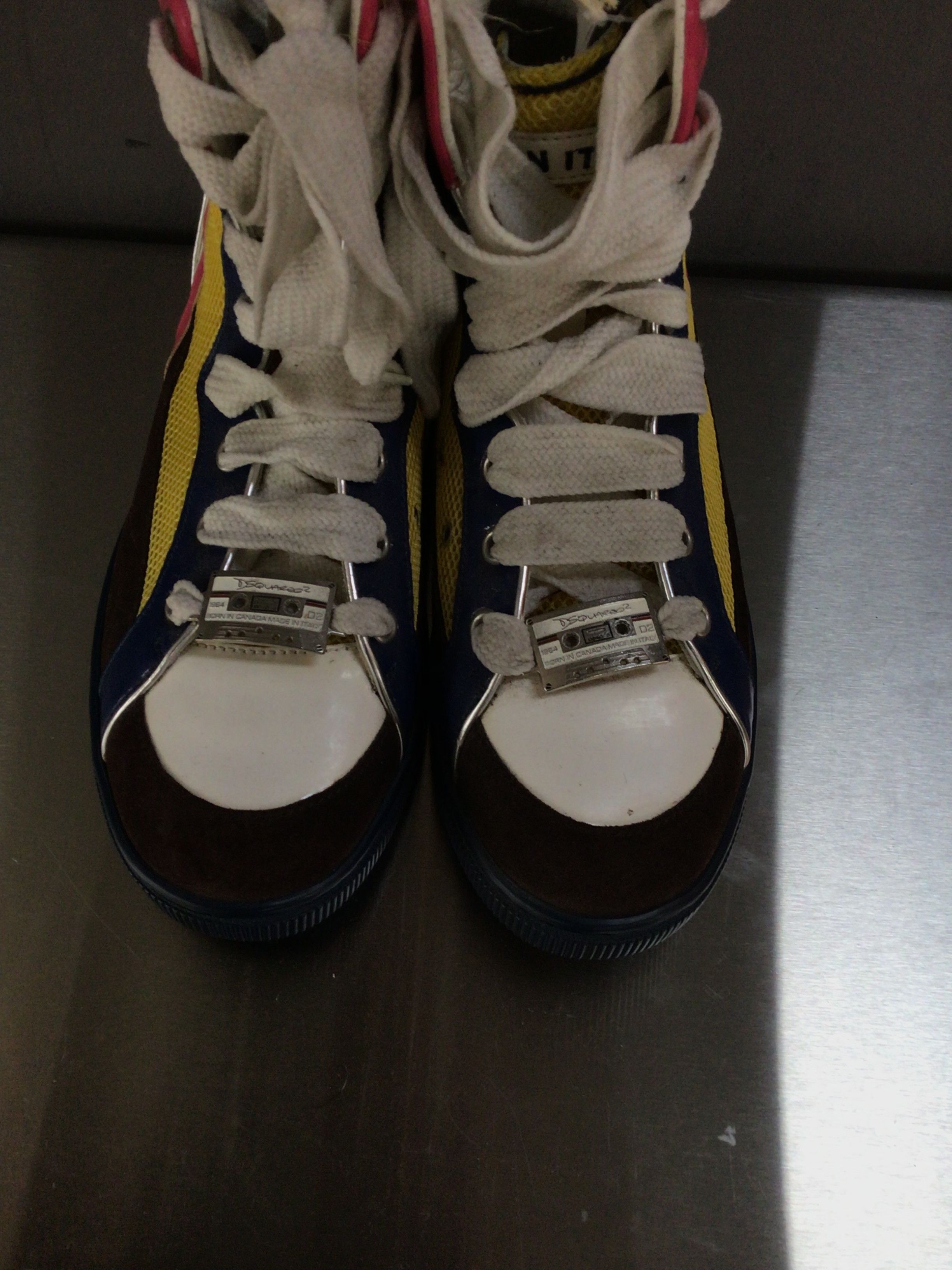 Dsquared2 Dsquared2 Multicolor High Top Sneakers Size US 9 / EU 42 - 5 Thumbnail