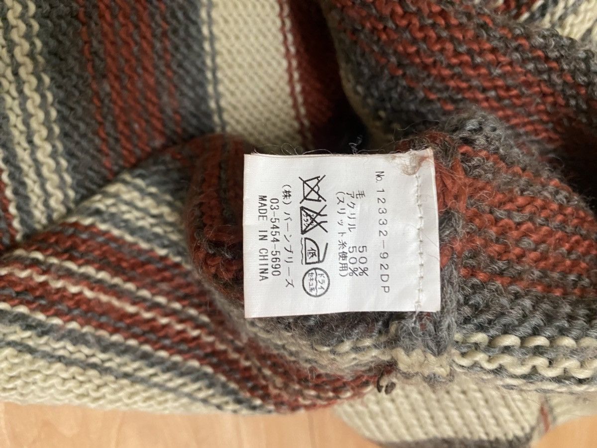 Japanese Brand × Native Vintage japanase brand navajo knit croptop Size L / US 10 / IT 46 - 7 Thumbnail