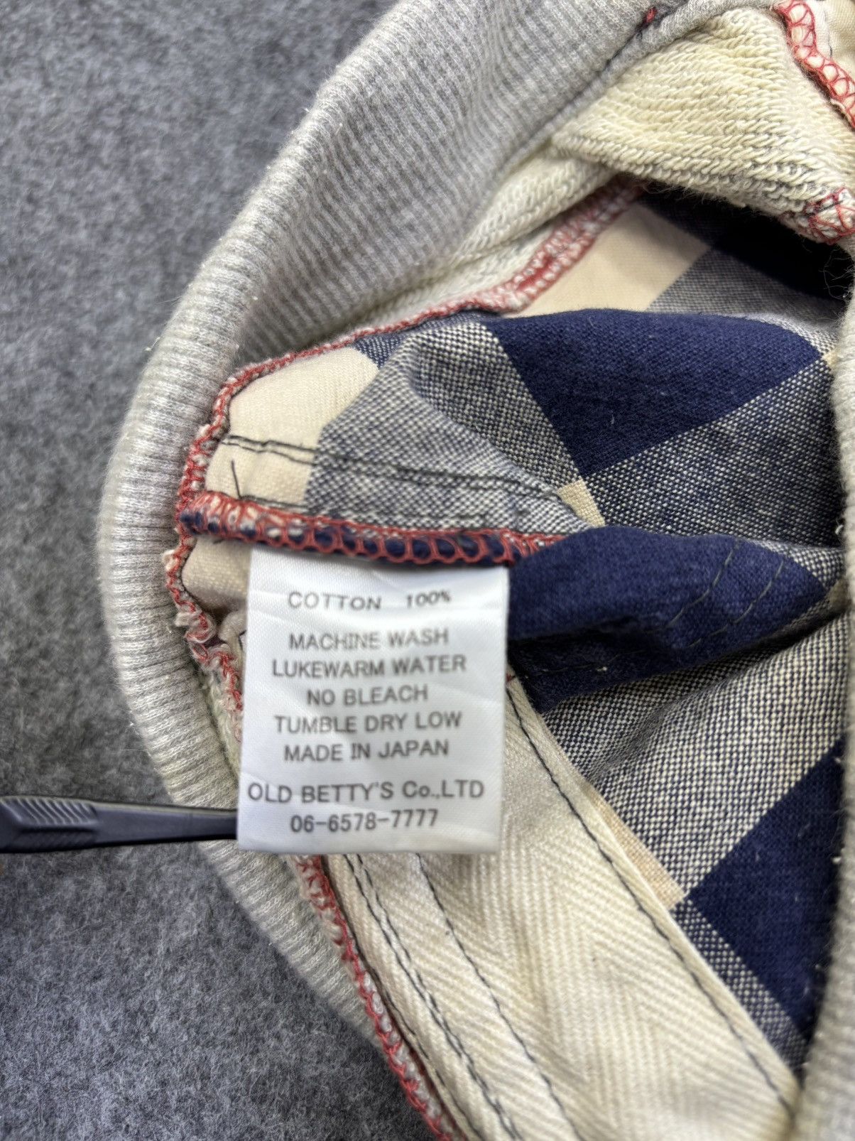 Japanese Brand 💥Hybrid💥Old Betty Baker Plaid Easy Pant K16 Size US 31 - 13 Thumbnail