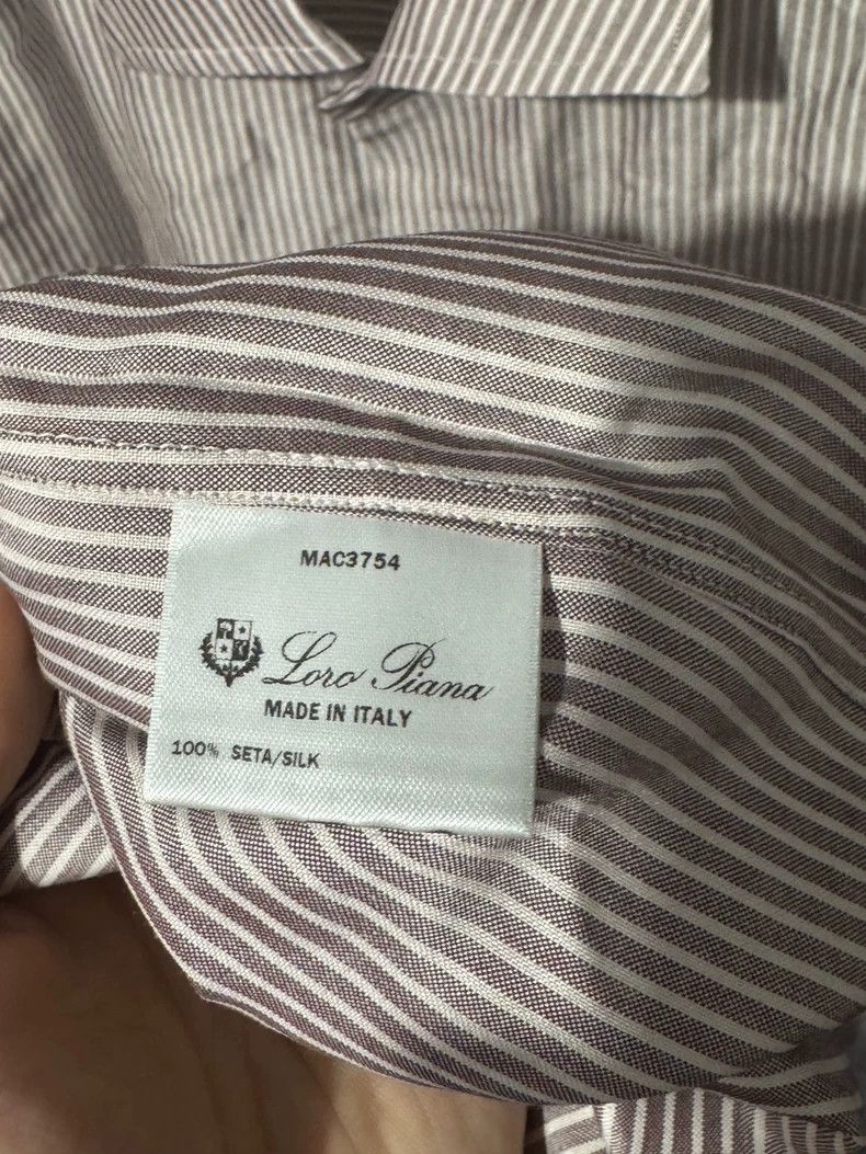 Loro Piana LORO PIANA Silk shirts Size L / US 10 / IT 46 - 3 Thumbnail