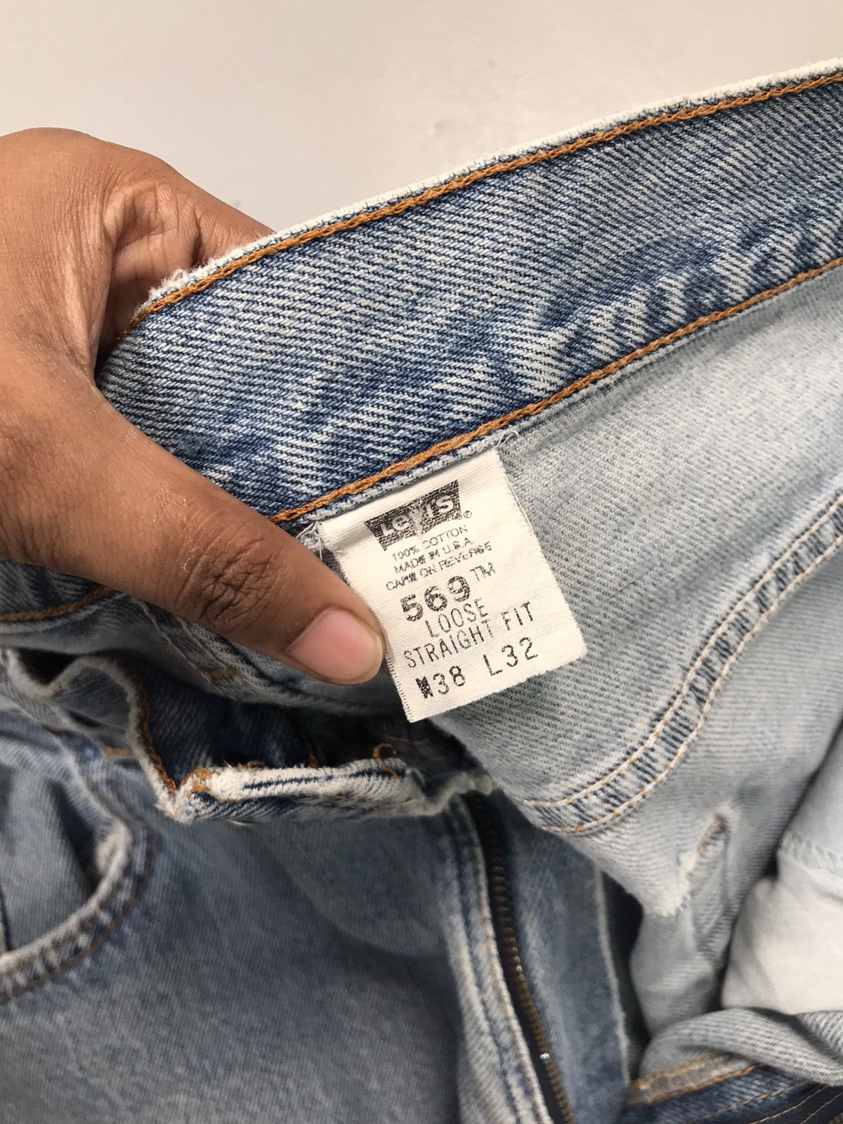 Levi's Vintage Levi’s 569 denim Size US 38 / EU 54 - 7 Thumbnail