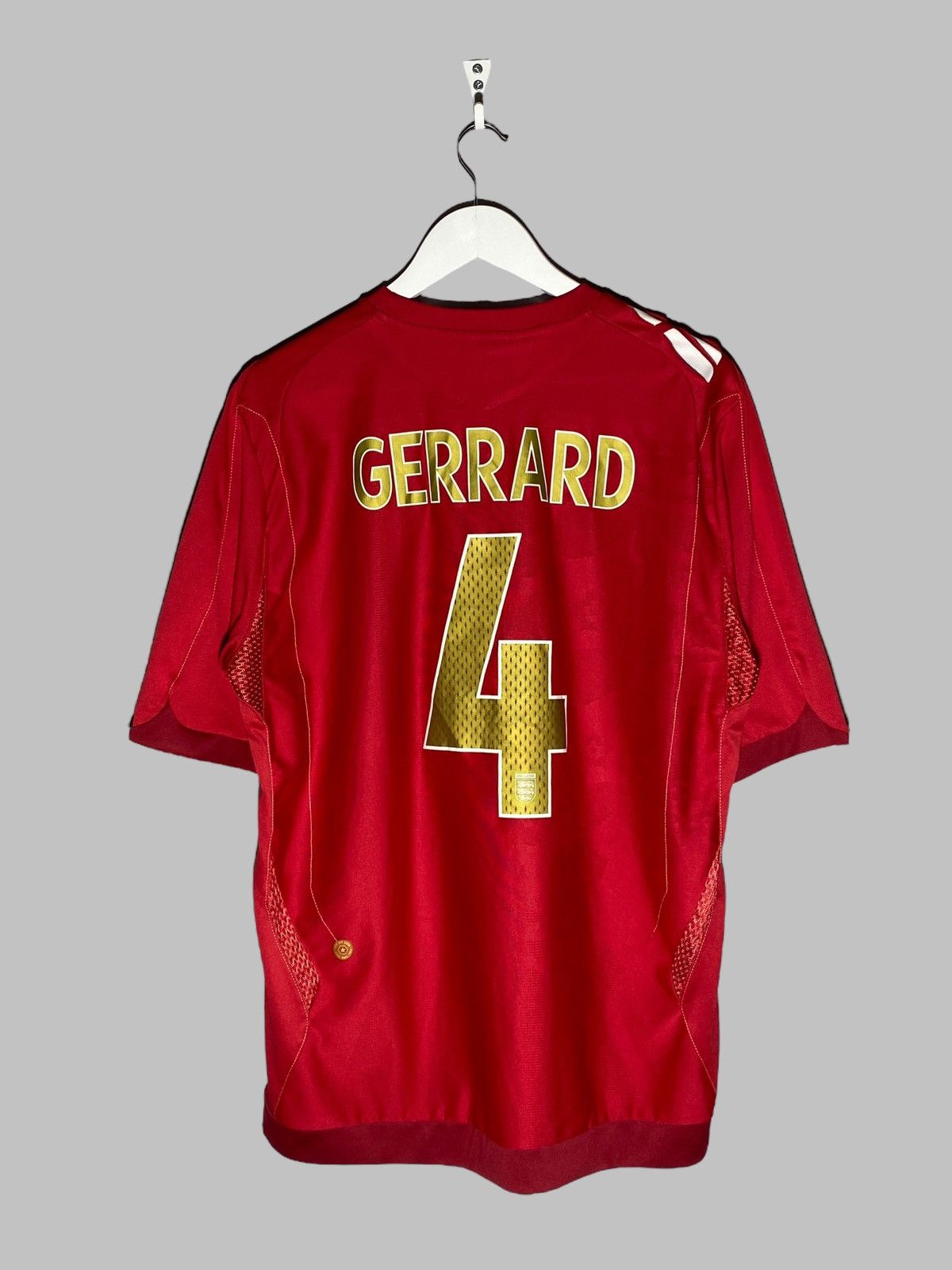 Umbro Umbro #4 Gerrard England 2006 Away Football Shirt Jersey Size US XL / EU 56 / 4 - 1 Thumbnail