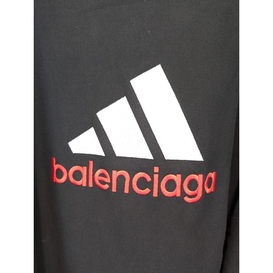 Adidas × Balenciaga o1rshd1 Sweatshirts in Black Size US L / EU 52-54 / 3 - 5 Thumbnail