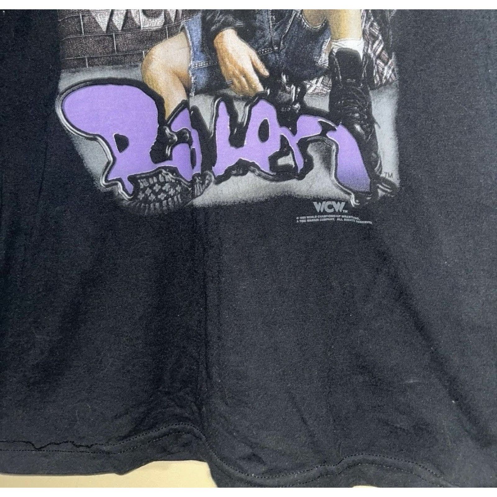 WCW/nWo 1998 Wcw Raven Wresling grail Long Sleeve Shirt Mens Small Size US S / EU 44-46 / 1 - 2 Thumbnail