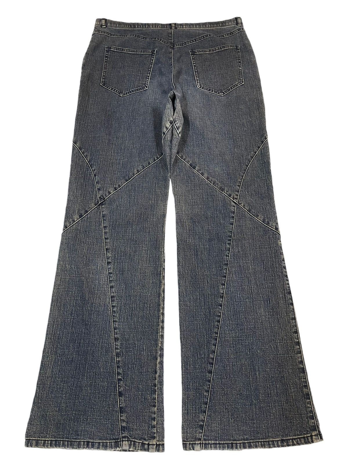 Issey Miyake Vintage Japanese Brand Avant Garde Style Baggy Jeans Size US 32 / EU 48 - 2 Thumbnail