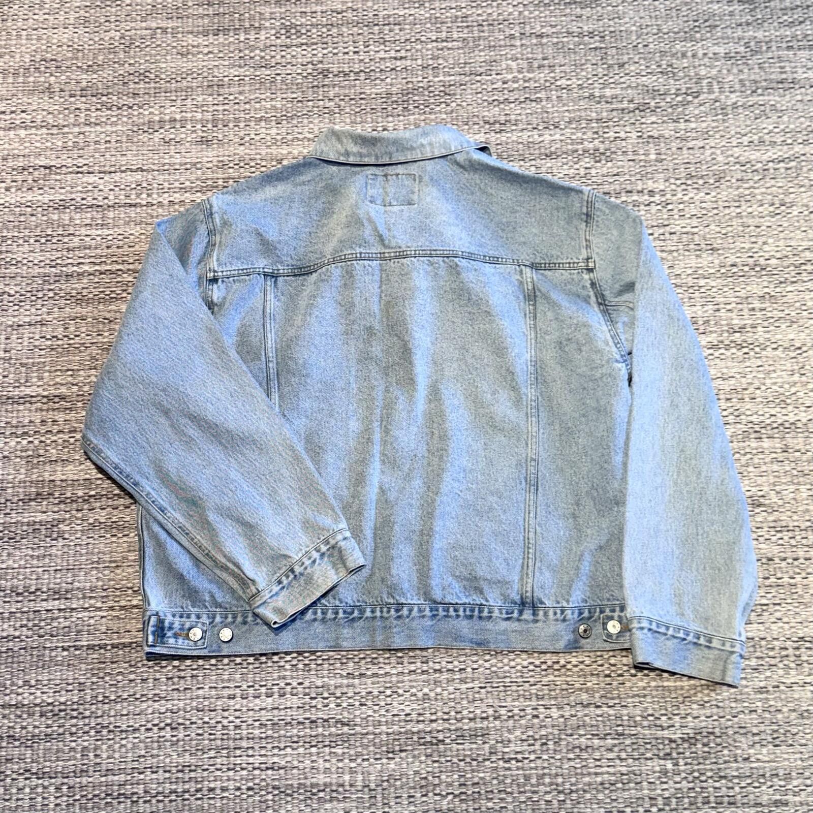 Other Vintage 90s Denim Jacket by Haggar Clothing Co. Size US XL / EU 56 / 4 - 2 Thumbnail