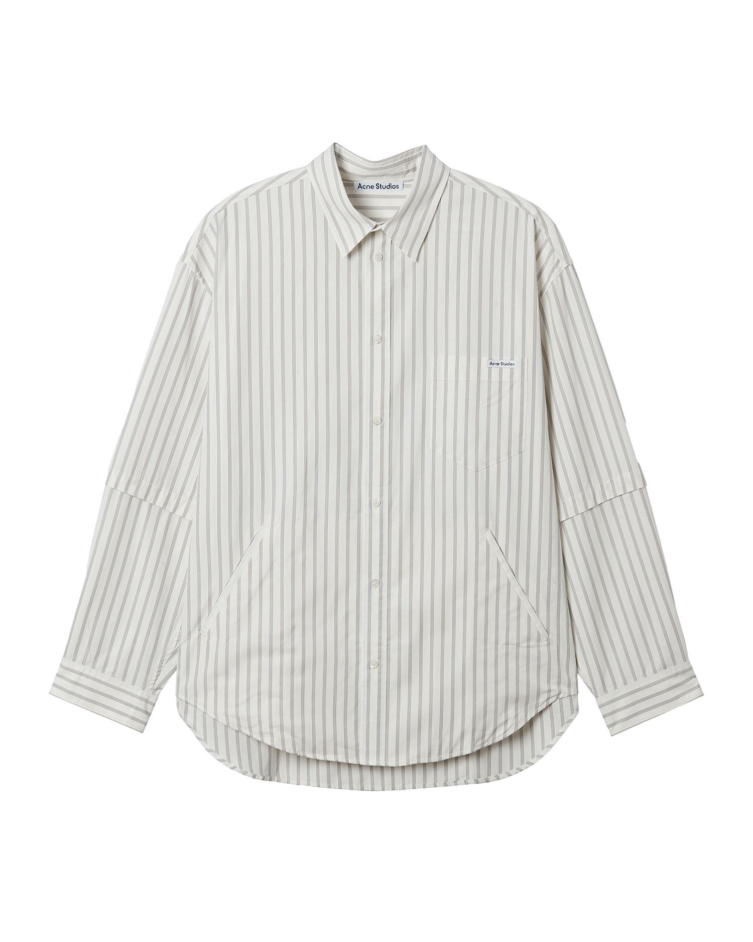 Acne Studios Acne Studios Stripe Long Sleeve Shirt Size US M / EU 48-50 / 2 - 1 Thumbnail
