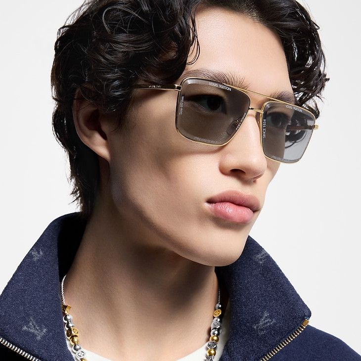Louis Vuitton LV Super Vision Metal Square Sunglasses Size ONE SIZE - 2 Thumbnail