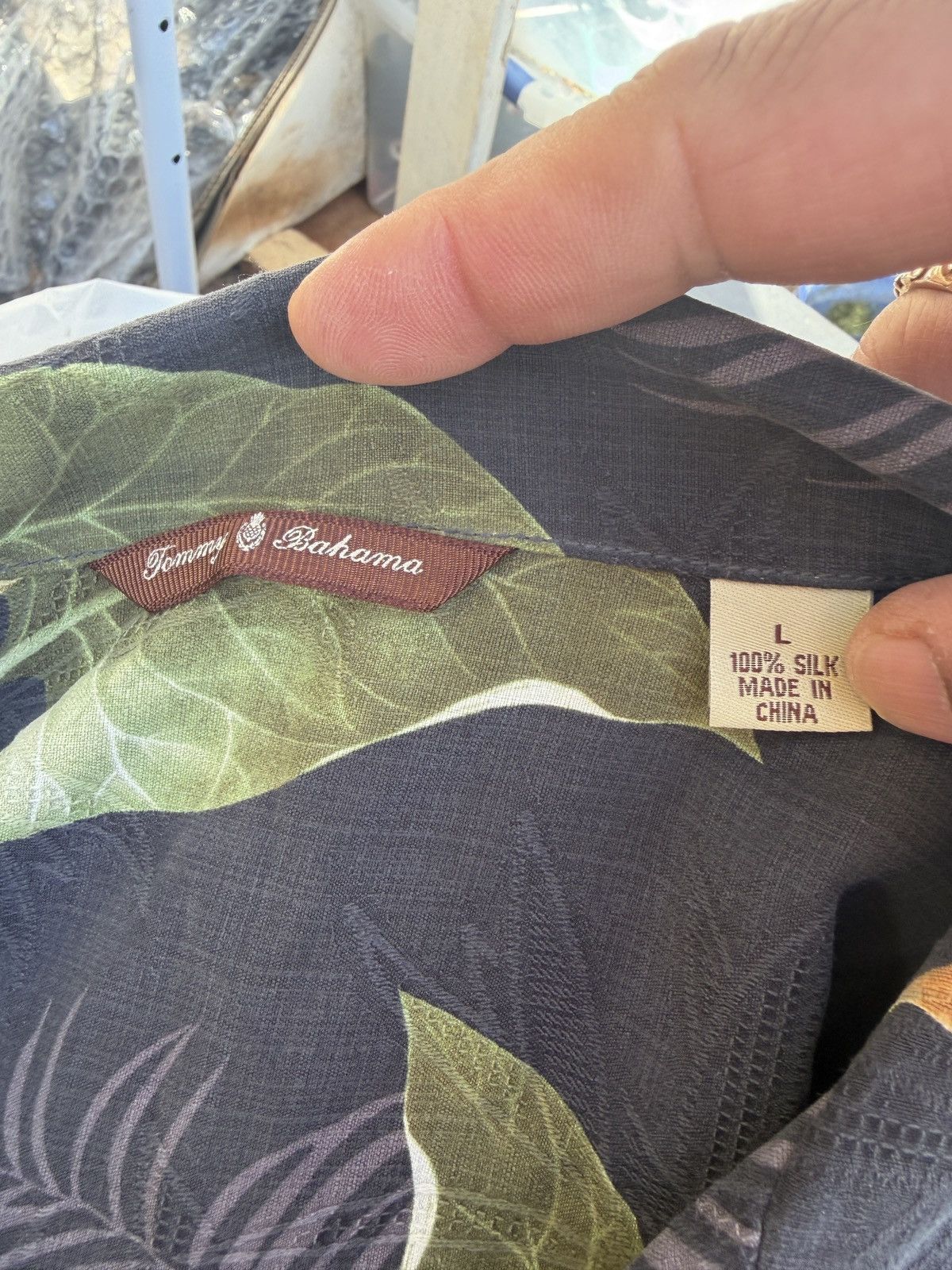 Tommy Bahama Tommy Bahama Hawaiian Multicolored Men's Large 100% Silk Size US L / EU 52-54 / 3 - 4 Thumbnail