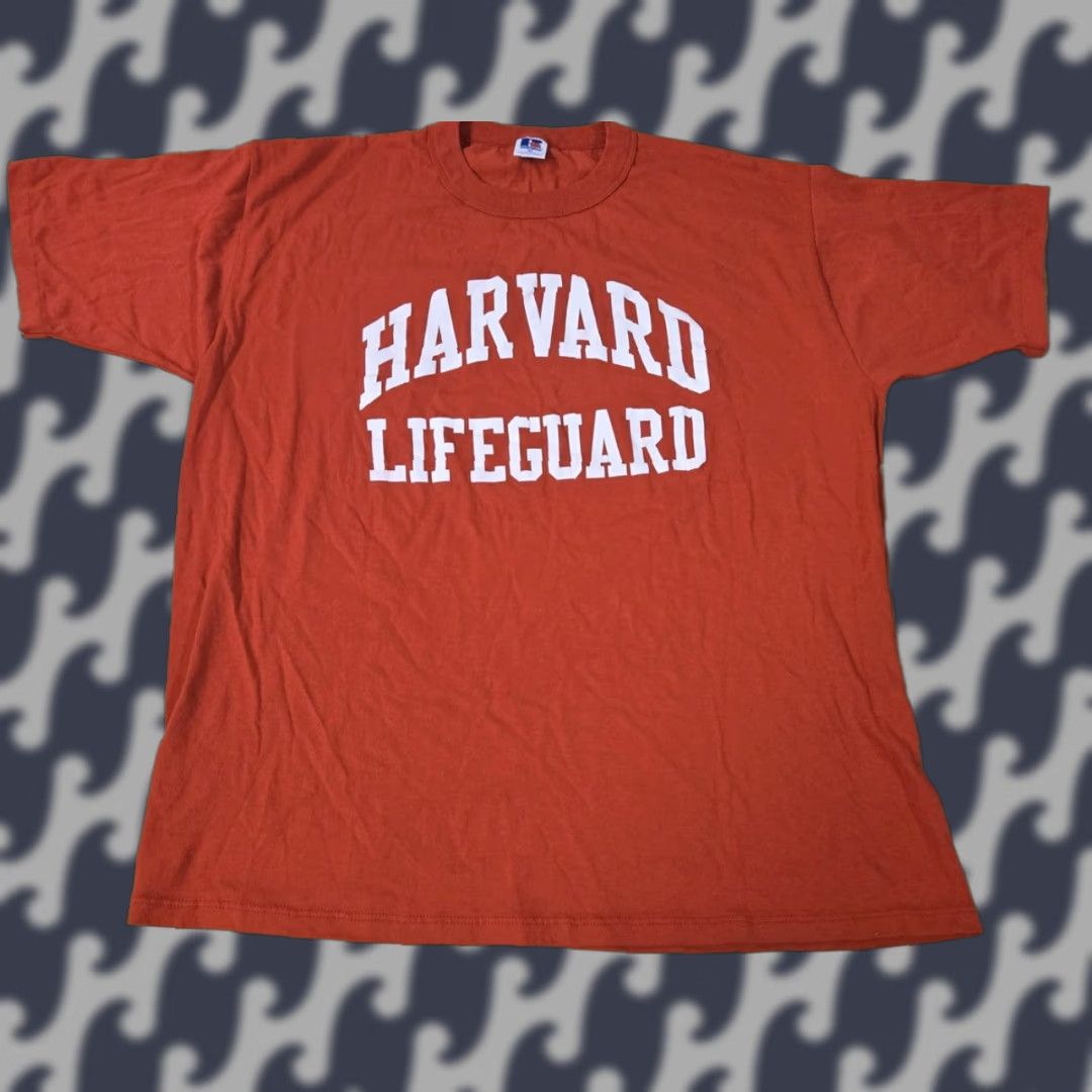 Russell Athletic VINTAGE Harvard Lifeguard Shirt Mens XL Red Russell Athletic College 90s Size US XL / EU 56 / 4 - 1 Thumbnail