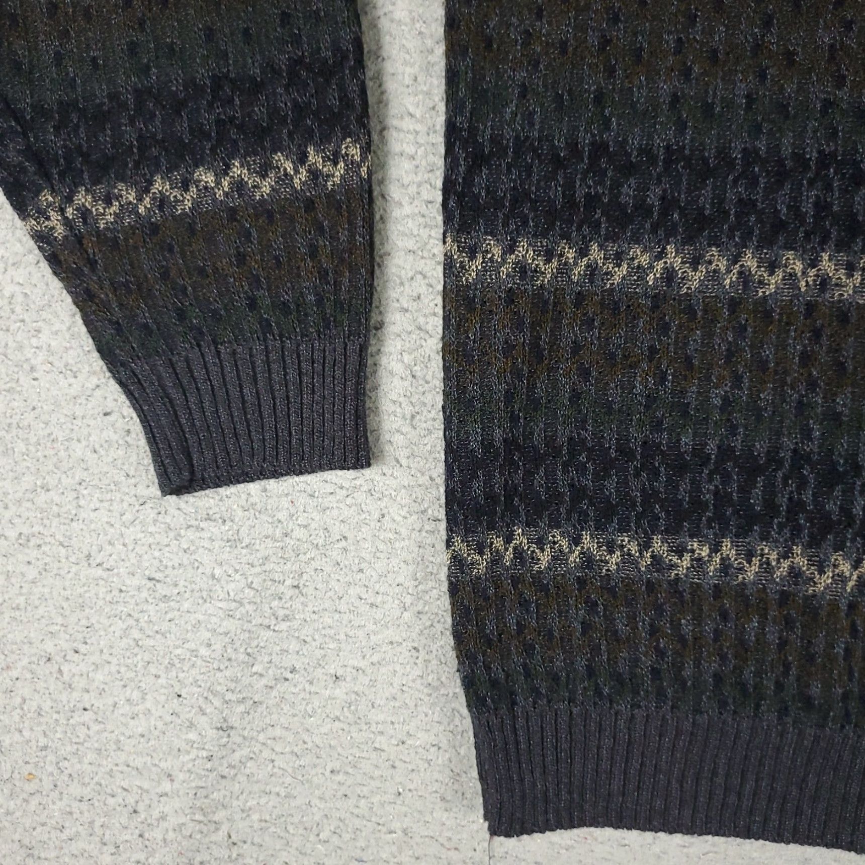 Vintage Northern Isles Sweater Blue Striped Knit Pullover Mens Medium Size US M / EU 48-50 / 2 - 3 Thumbnail