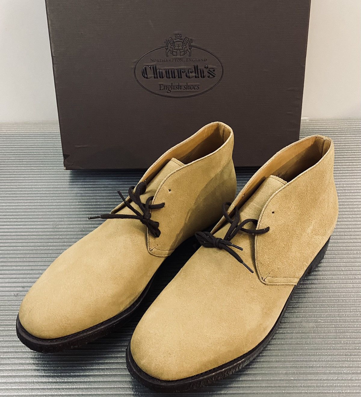 Church's Churchs 🏴󠁧󠁢󠁥󠁮󠁧󠁿 desert castoro suede Ryder chukka boots 12.5 NEW Size US 12.5 / EU 45-46 - 13 Thumbnail
