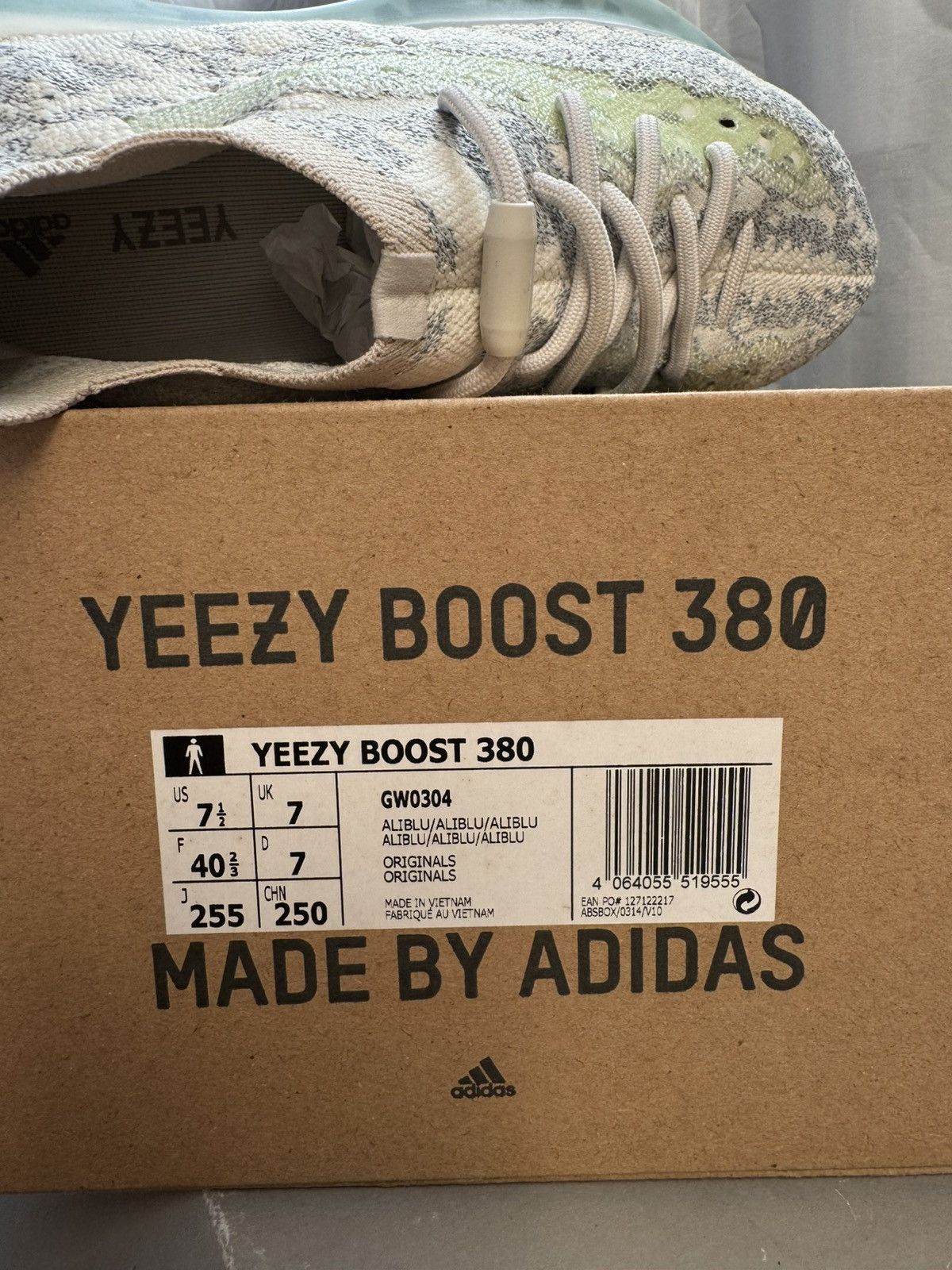Yeezy Yeezy Boost 380 ‘Alien Blue Size US 7.5 / EU 40-41 - 9 Thumbnail