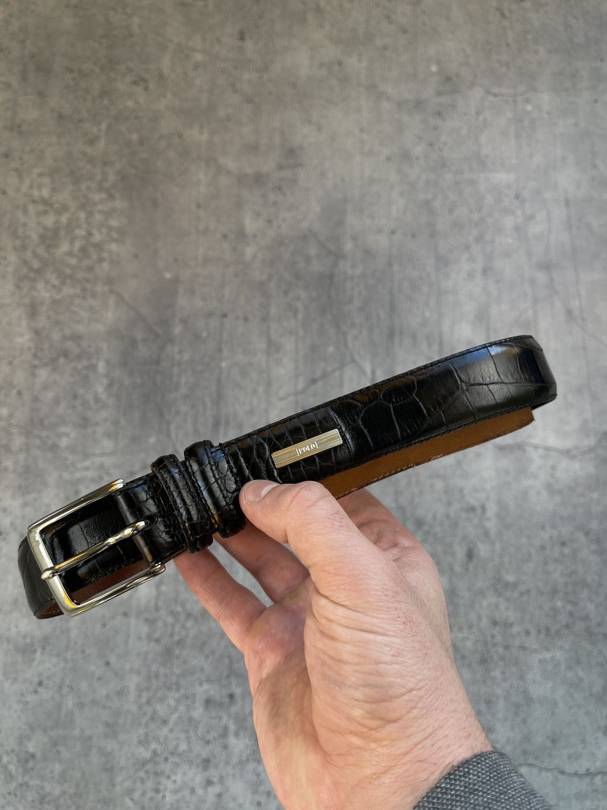 Polo Ralph Lauren Leather belt POLO RALPH LAUREN black unisex Size ONE SIZE - 1 Thumbnail