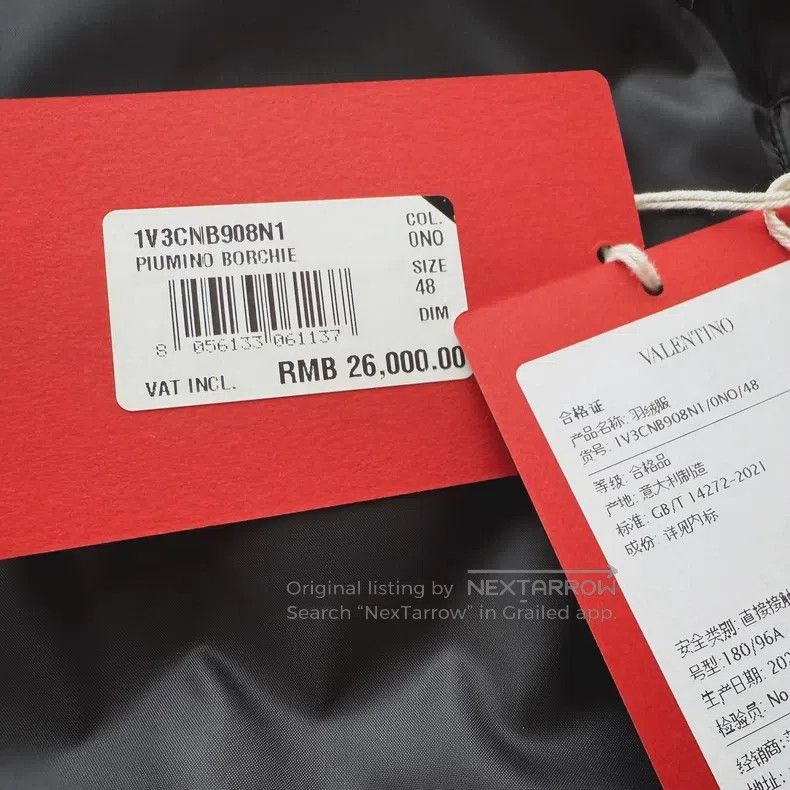 Valentino Valentino Reversible silhouette goose down jacket Size US M / EU 48-50 / 2 - 9 Thumbnail