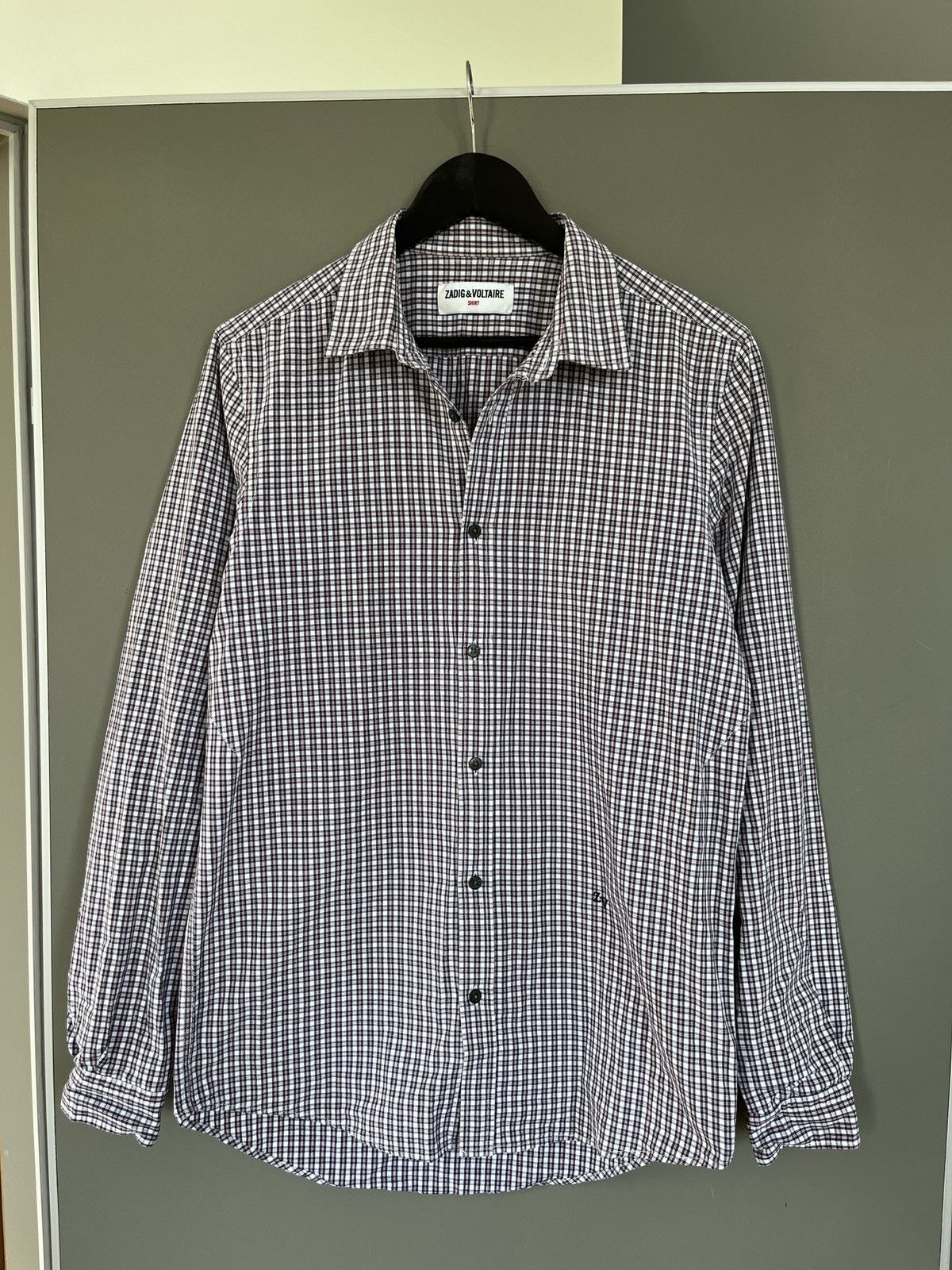 Zadig & Voltaire Zadig & Voltaire Check Plaid Oversized Shirt Size US M / EU 48-50 / 2 - 1 Thumbnail