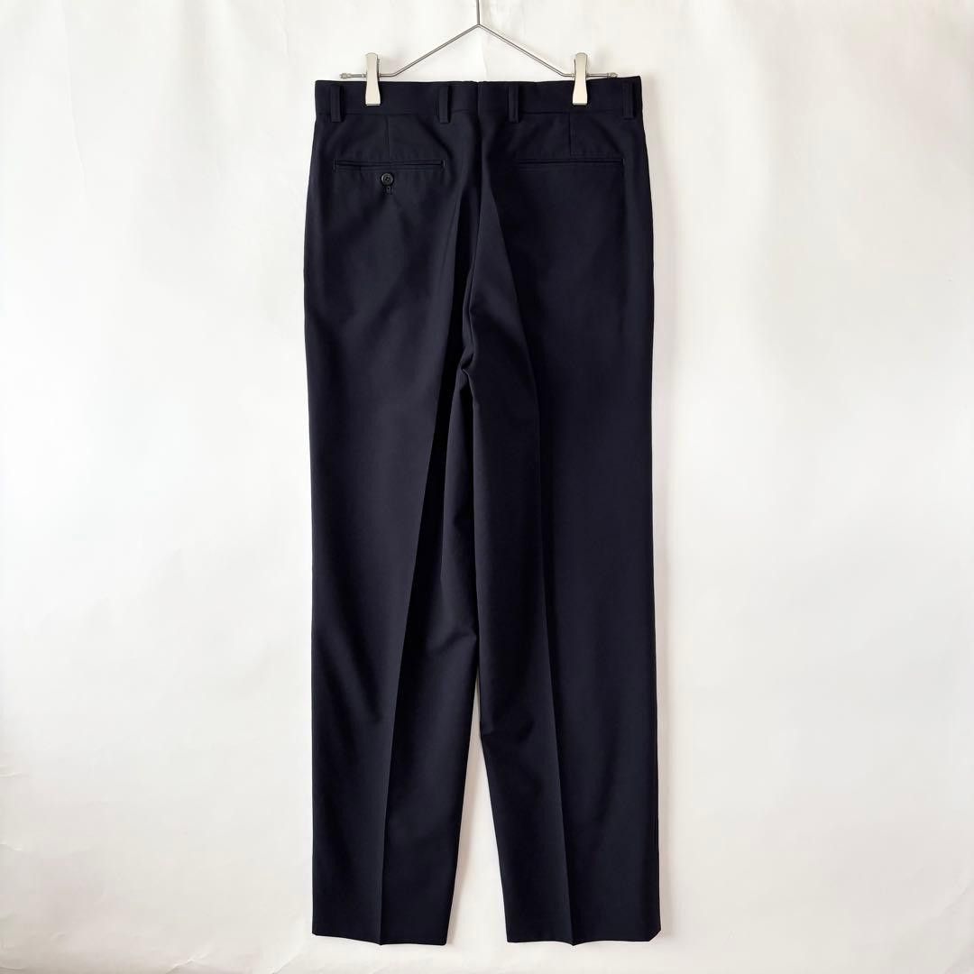 JUN MEN JUNMEN Made in Japan 2-Pleat Wool Slacks Navy (Size L/32) Size US 32 / EU 48 - 2 Thumbnail