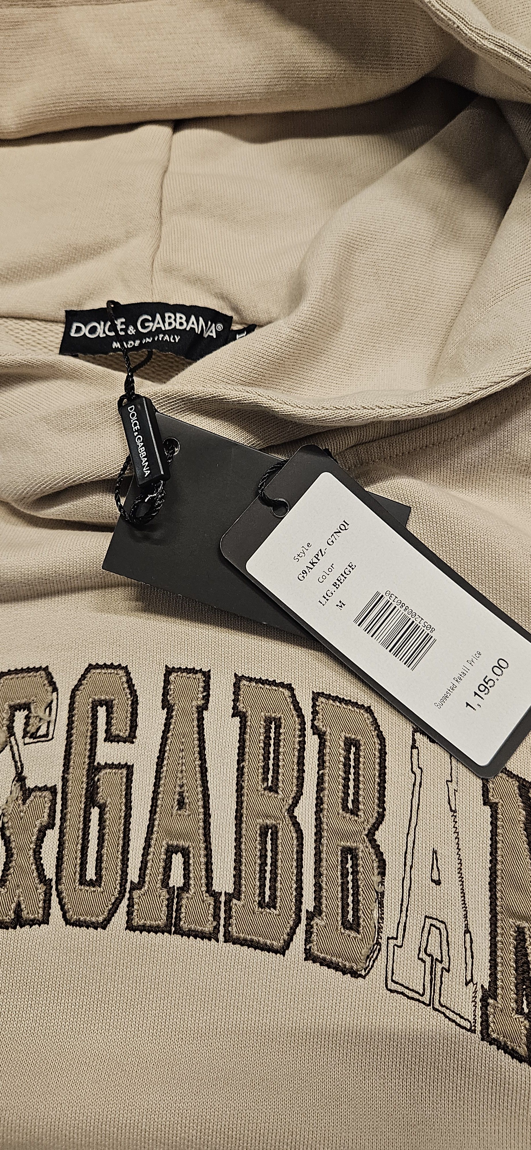 Dolce & Gabbana Logo Cotton Hoodie Size US M / EU 48-50 / 2 - 5 Thumbnail