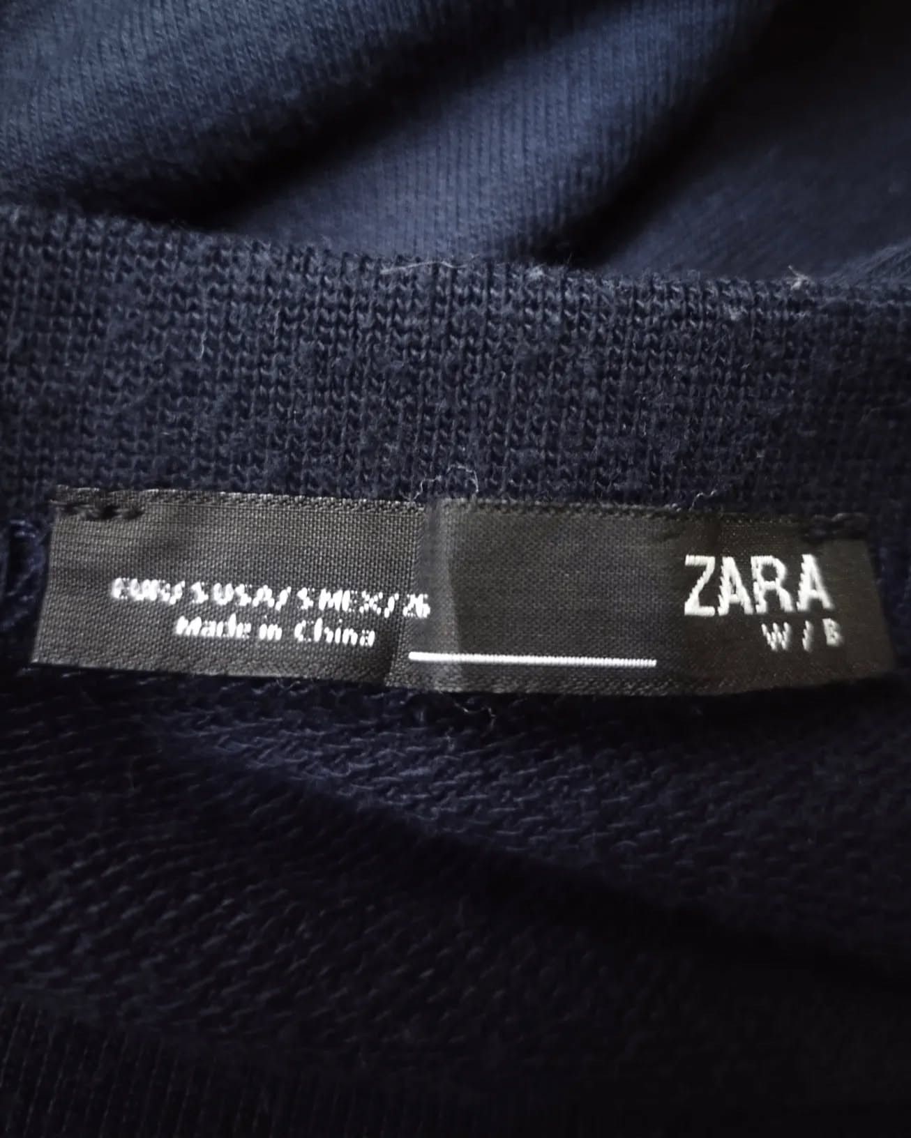 Japanese Brand × Zara Zara Navy W/B Collection Longsleeved Crewneck Size XXL / US 16-18 / IT 52-54 - 5 Thumbnail