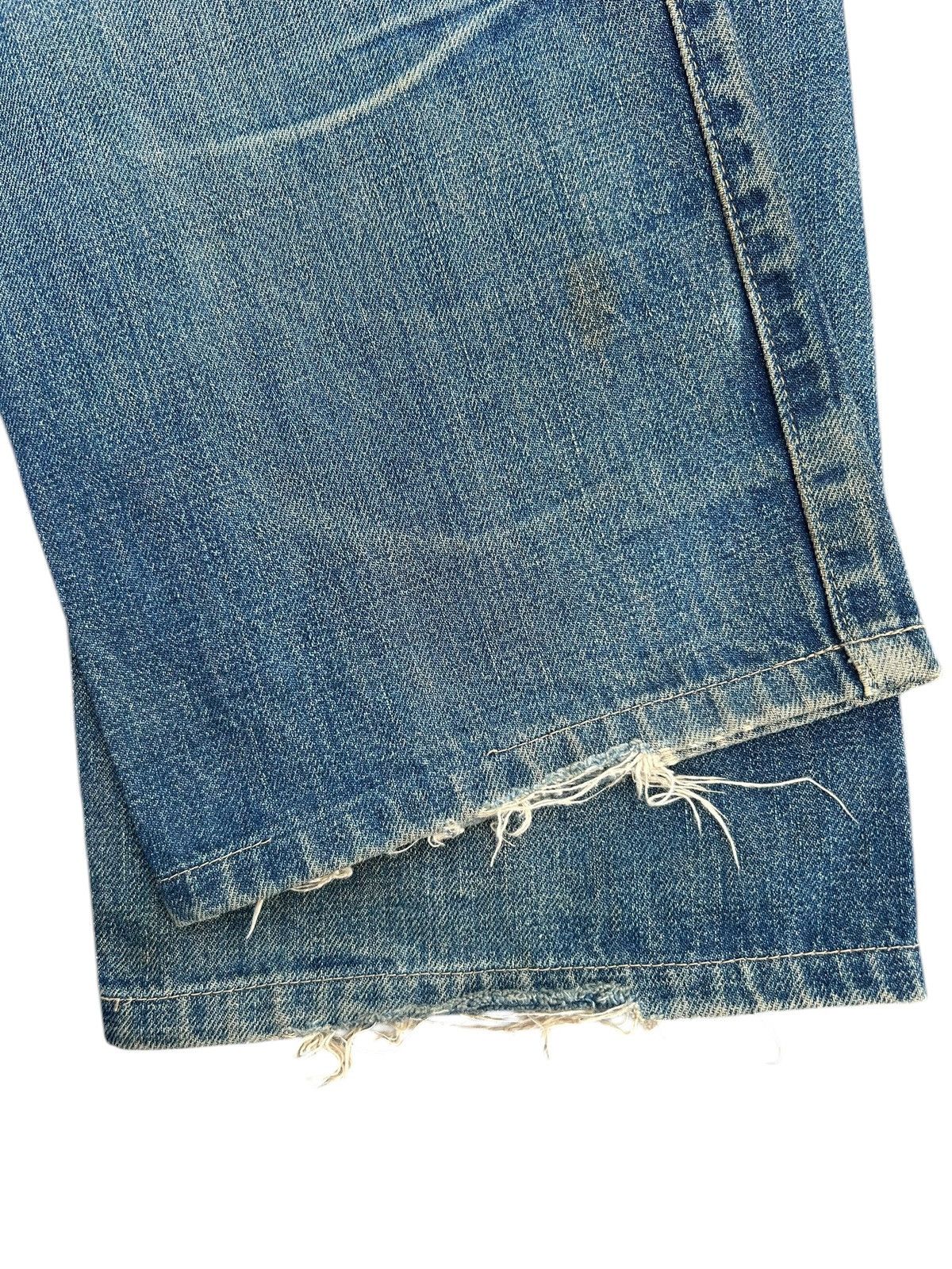 Kapital Thrashed Vintage Levis Big E Selvedge Denim Jeans Size US 33 - 17 Thumbnail